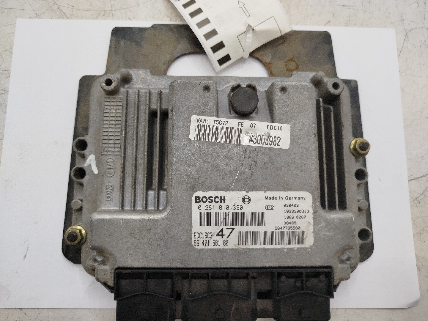 Centralina do Motor PEUGEOT 307 Break  de 2002 a 2009