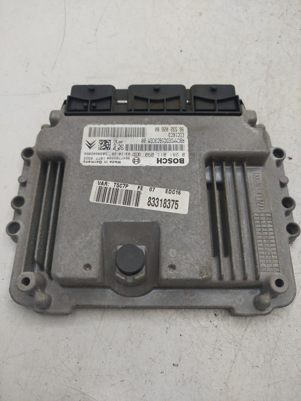 Centralina do Motor PEUGEOT 307 Break  de 2002 a 2009