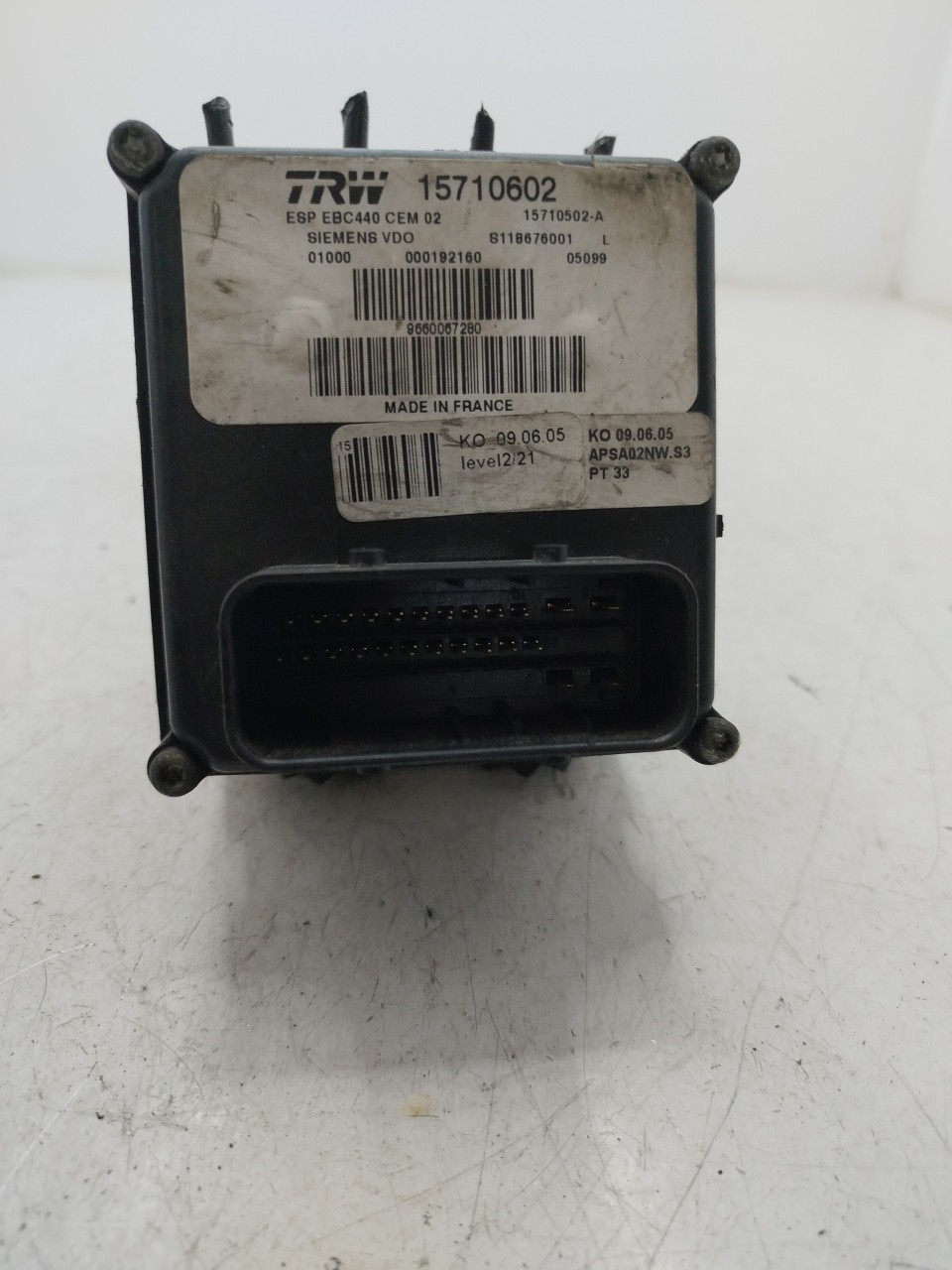 ABS PEUGEOT 407 SW  de 2004 a 2011