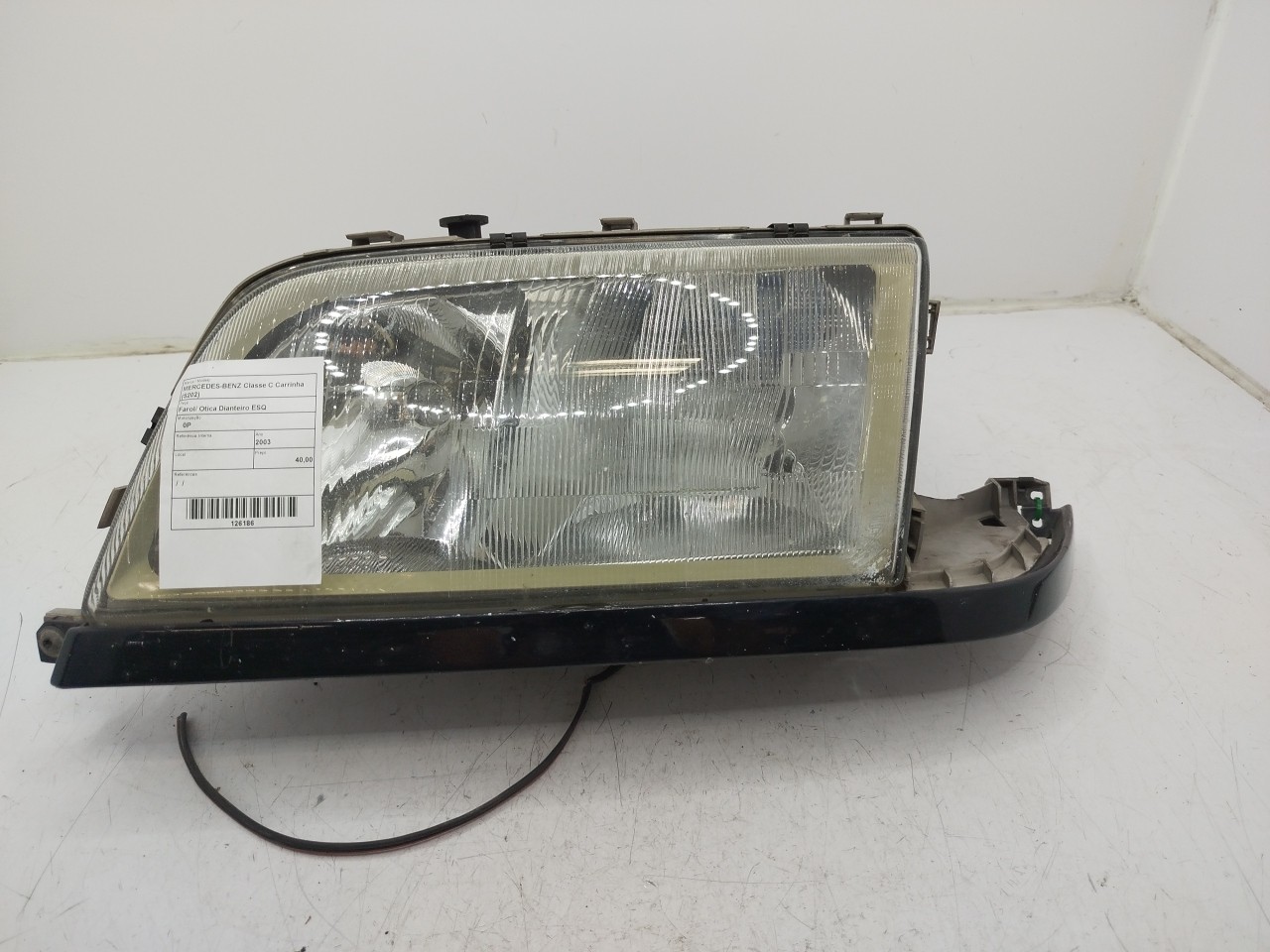 Farol/ Otica Dianteiro ESQ MERCEDES-BENZ Classe C Carrinha  de  a 