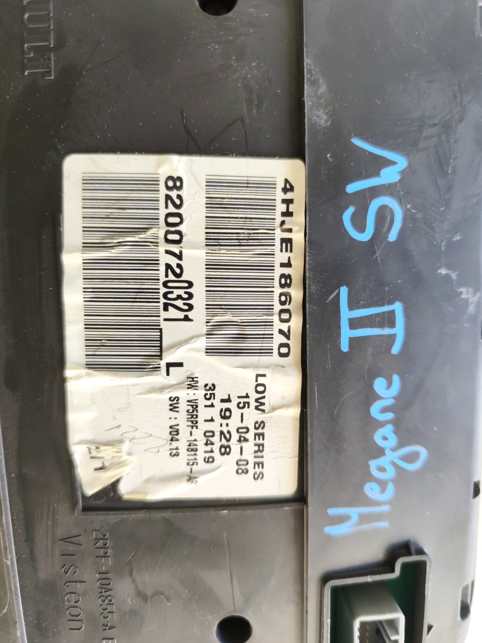 Quadrante RENAULT MEGANE II Grandtour (KM0/1_) | 03 - 12 Imagem-3