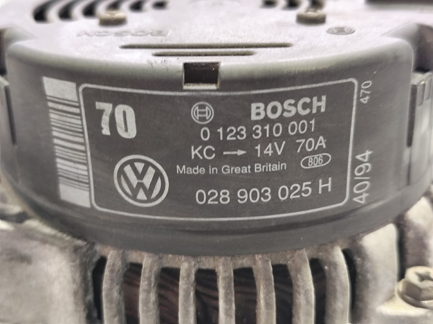 Alternador AUDI A4 (8E2, B6) | 00 - 05 Imagem-2