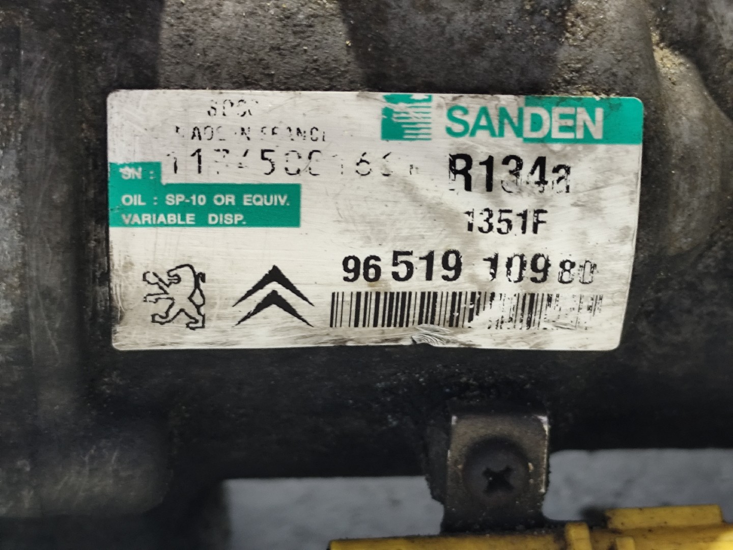 A/C Copmpressor CITROEN C4 I (LC_) | 04 - 13 Imagem-4