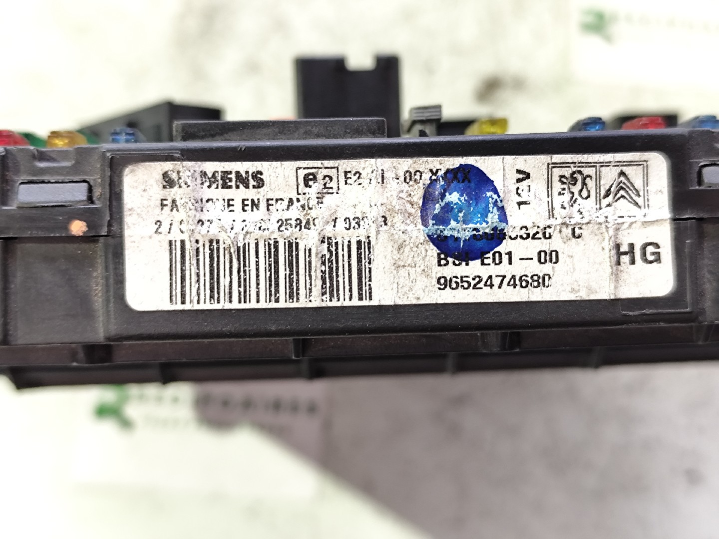 Caixa dos Fusíveis PEUGEOT PARTNER Caixa (5_, G_) | 96 -  Imagem-3