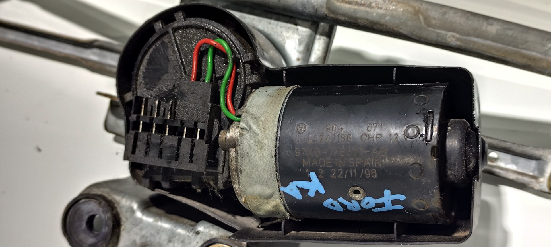 Motor Limpa Vidros Frente FORD KA (RB_) | 96 - 08 Imagem-2