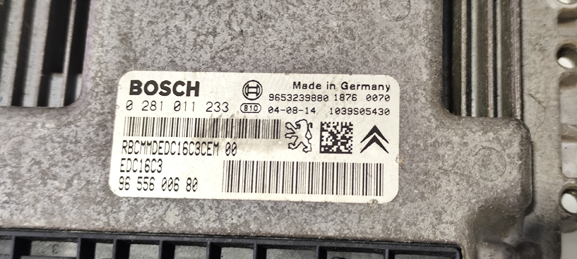 Centralina do Motor CITROEN XSARA PICASSO (N68) | 99 - 12 Imagem-2