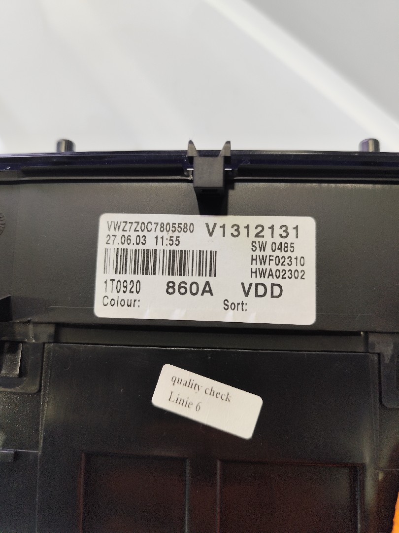 Quadrante VOLKSWAGEN TOURAN (1T1, 1T2) | 03 - 10 Imagem-4