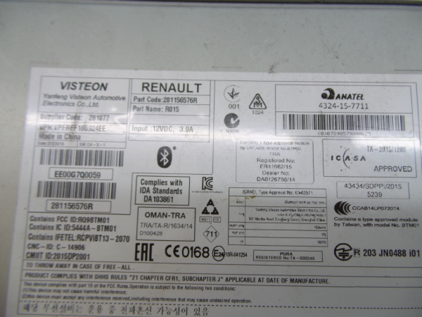 Autoradio RENAULT MEGANE IV Hatchback (B9A/M/N_) | 15 -  Imagem-4