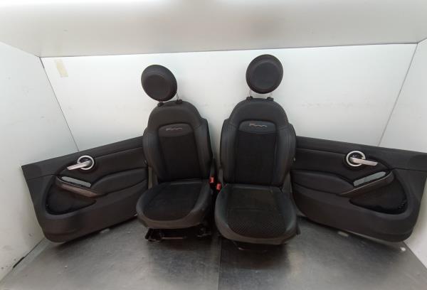 WEYEZE Pelle Protezioni per Sedili per Fiat 500X(334)/Fiat 500X