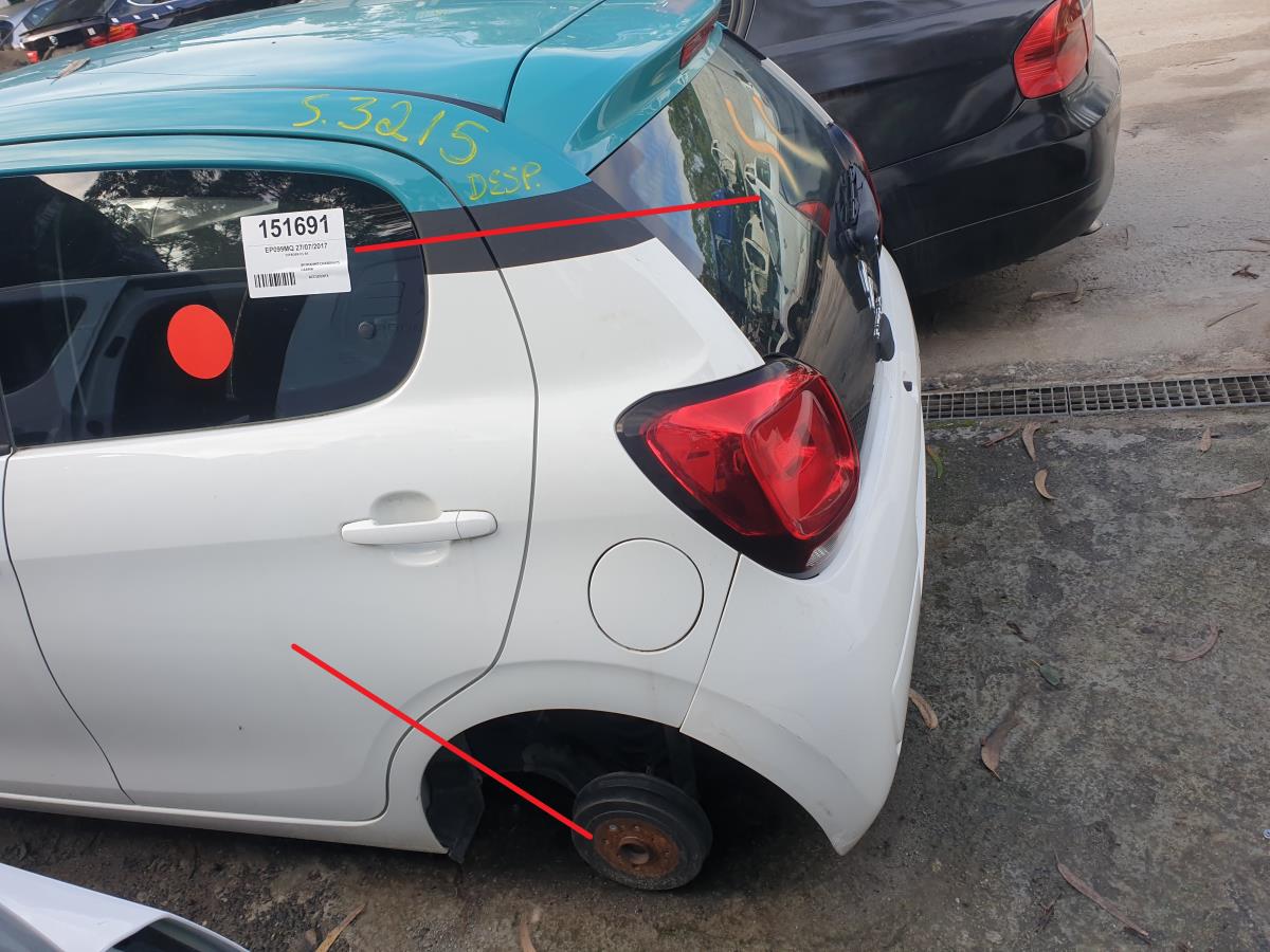 Pannello Posteriore Sinistro CITROEN C1 II (PA_, PS_) | 14 - 