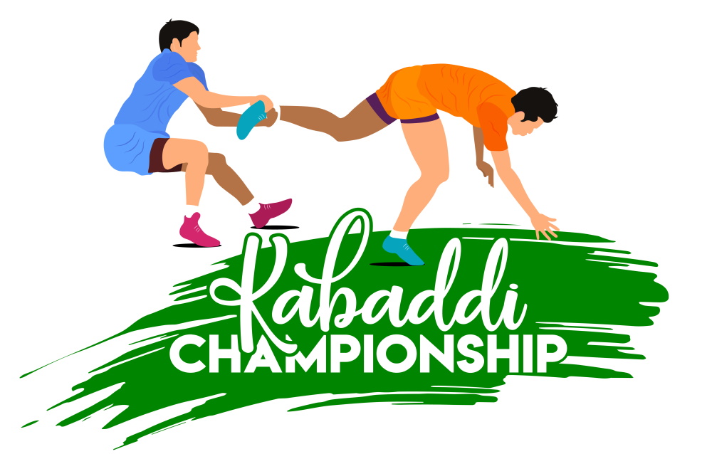 Kabaddi' Poster, picture, metal print, paint by bananadesign | Displate