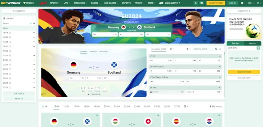 Why Choose Betwinner To Bet on Euro 2024
