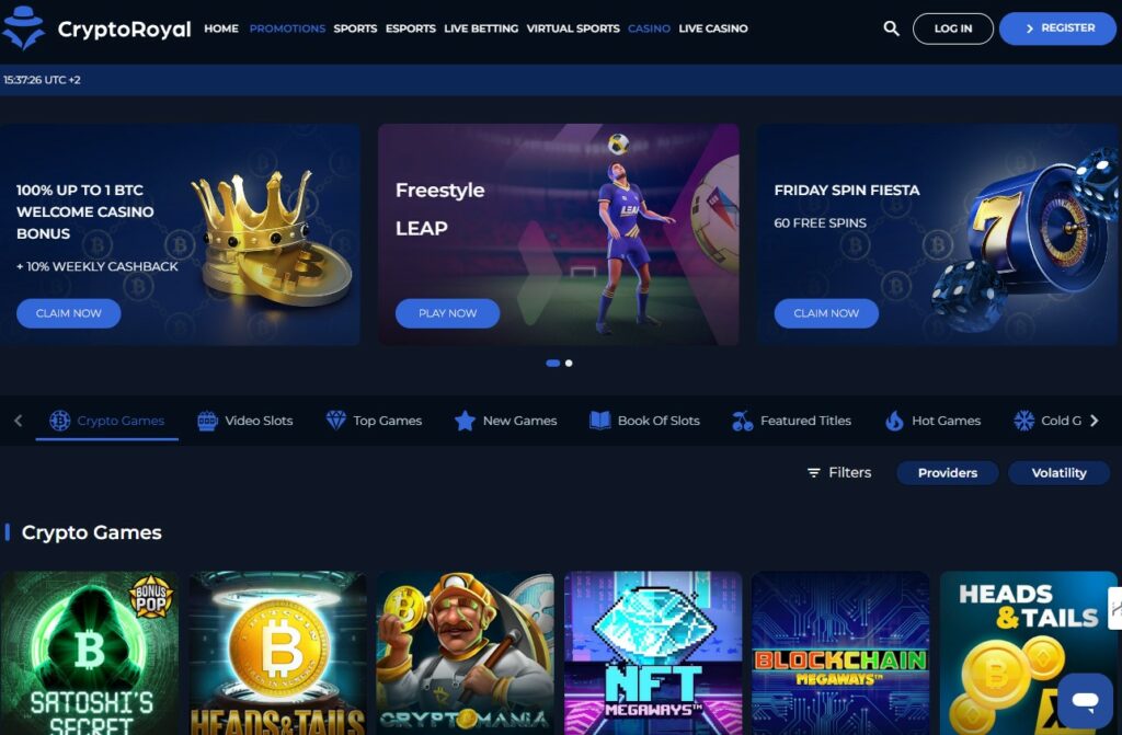 Crypto Royal Online Casino IN
