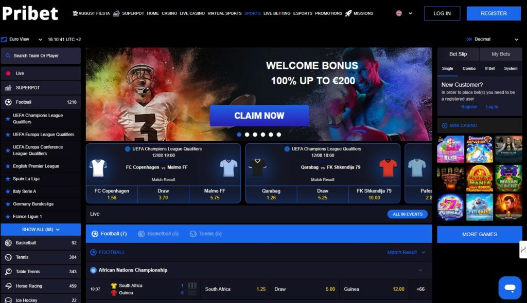 Pribet Sports Betting IN