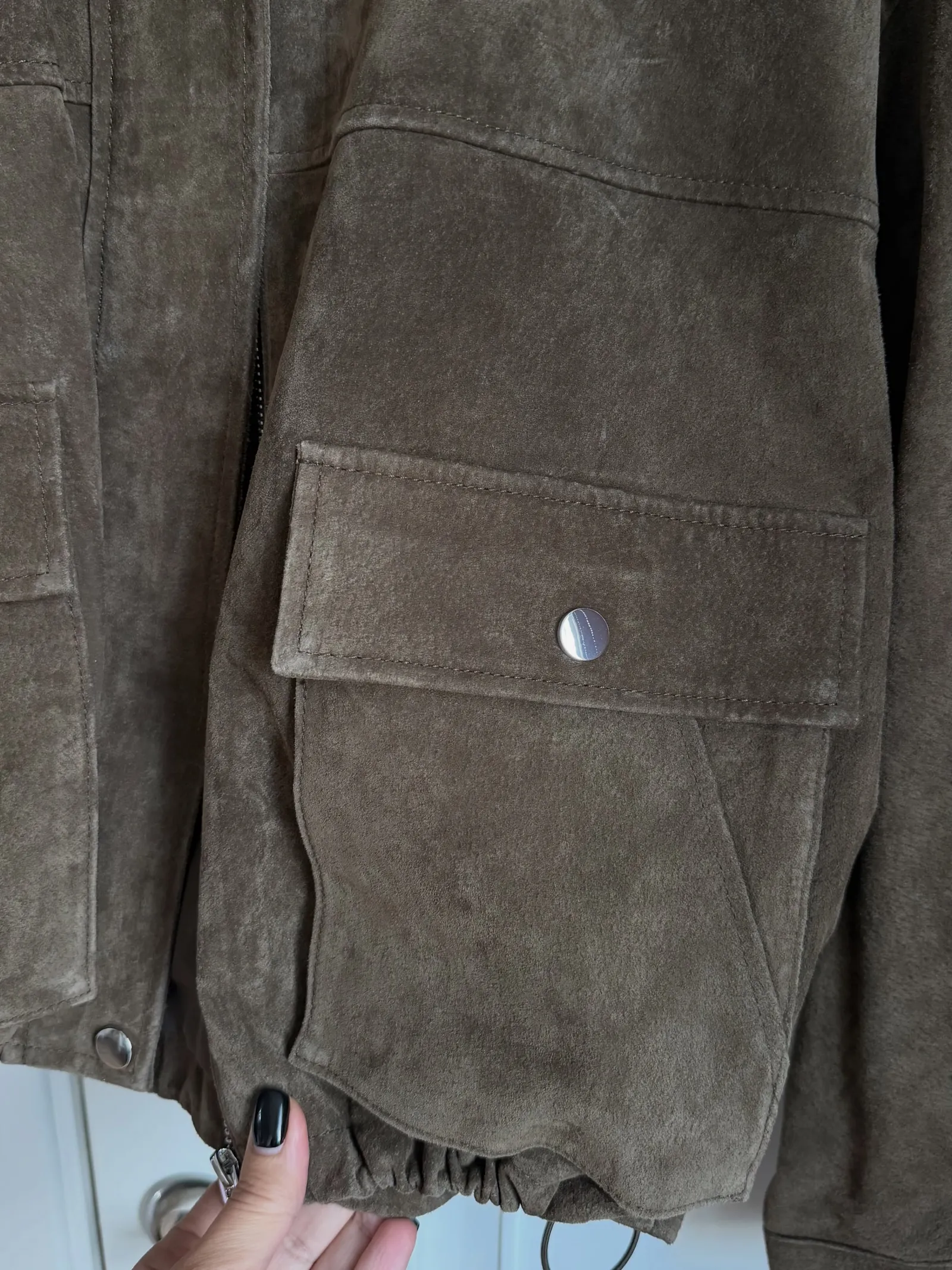 Замшевая куртка Zara