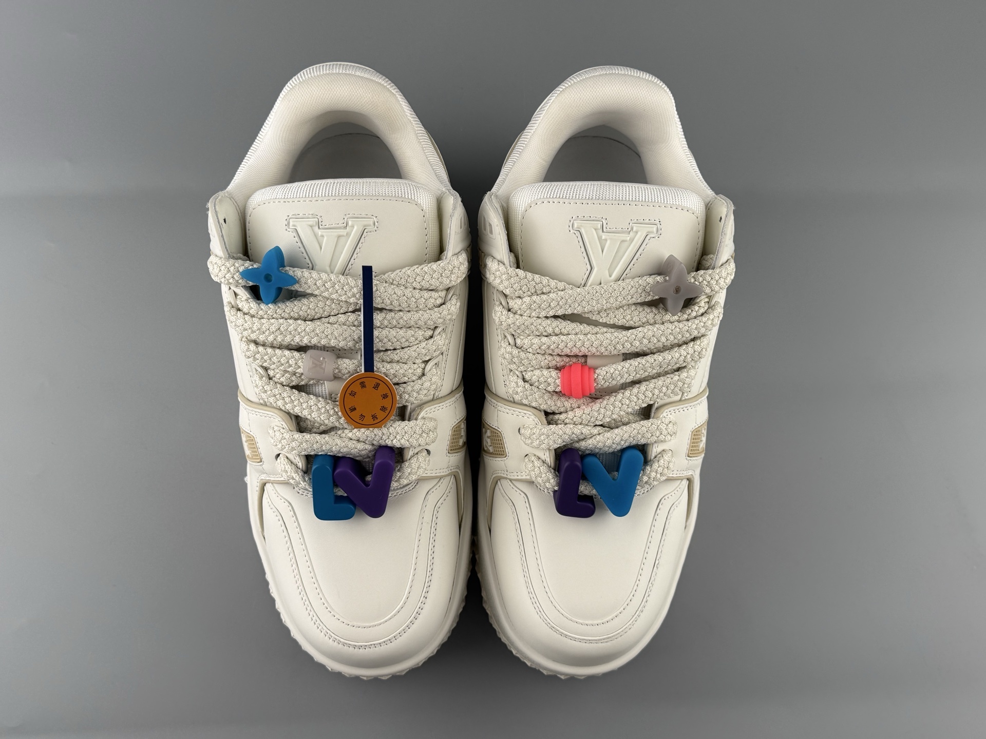 Maxi Puff on the market! You can freely compare it with the authentic one! Louis Vuitton Maxi Puff Sneakers π made with imported original factory leather. - Image 6
