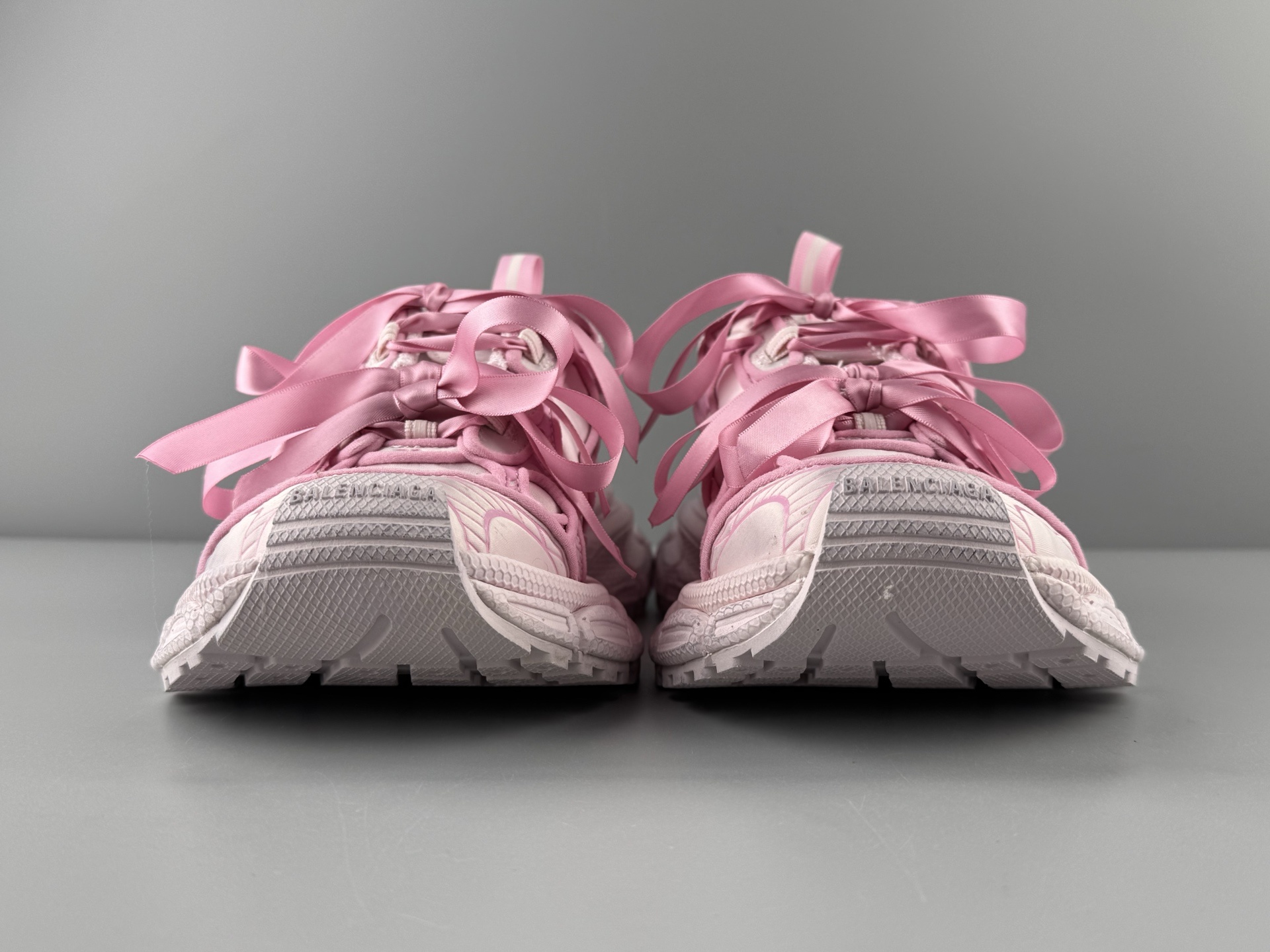 alenciaga 3XL Sneaker โ Paris Fashion House 3XL โDad Shoesโ with satin bow ๐, Pink Colorway - Image 3