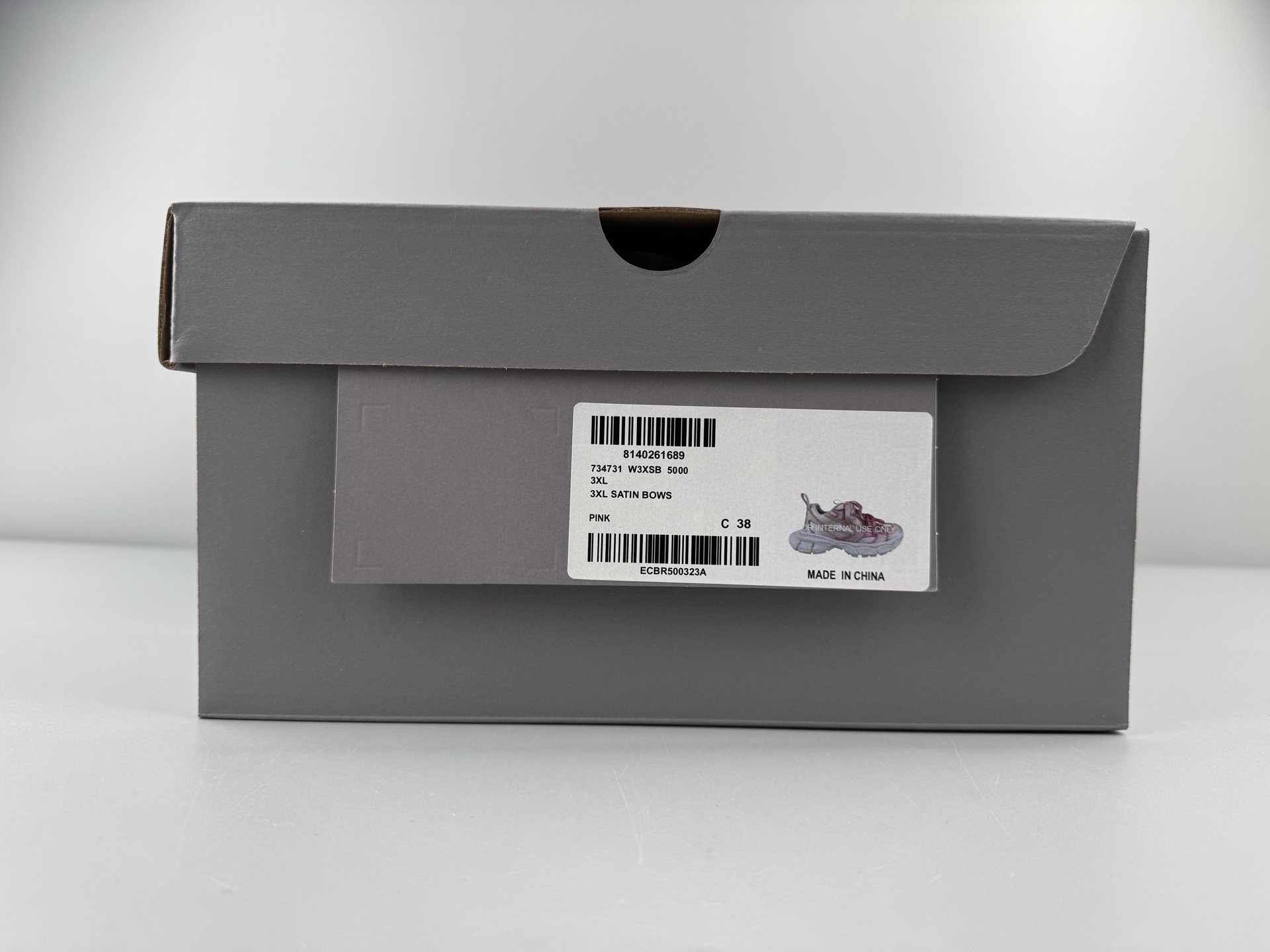 alenciaga 3XL Sneaker โ Paris Fashion House 3XL โDad Shoesโ with satin bow ๐, Pink Colorway - Image 9