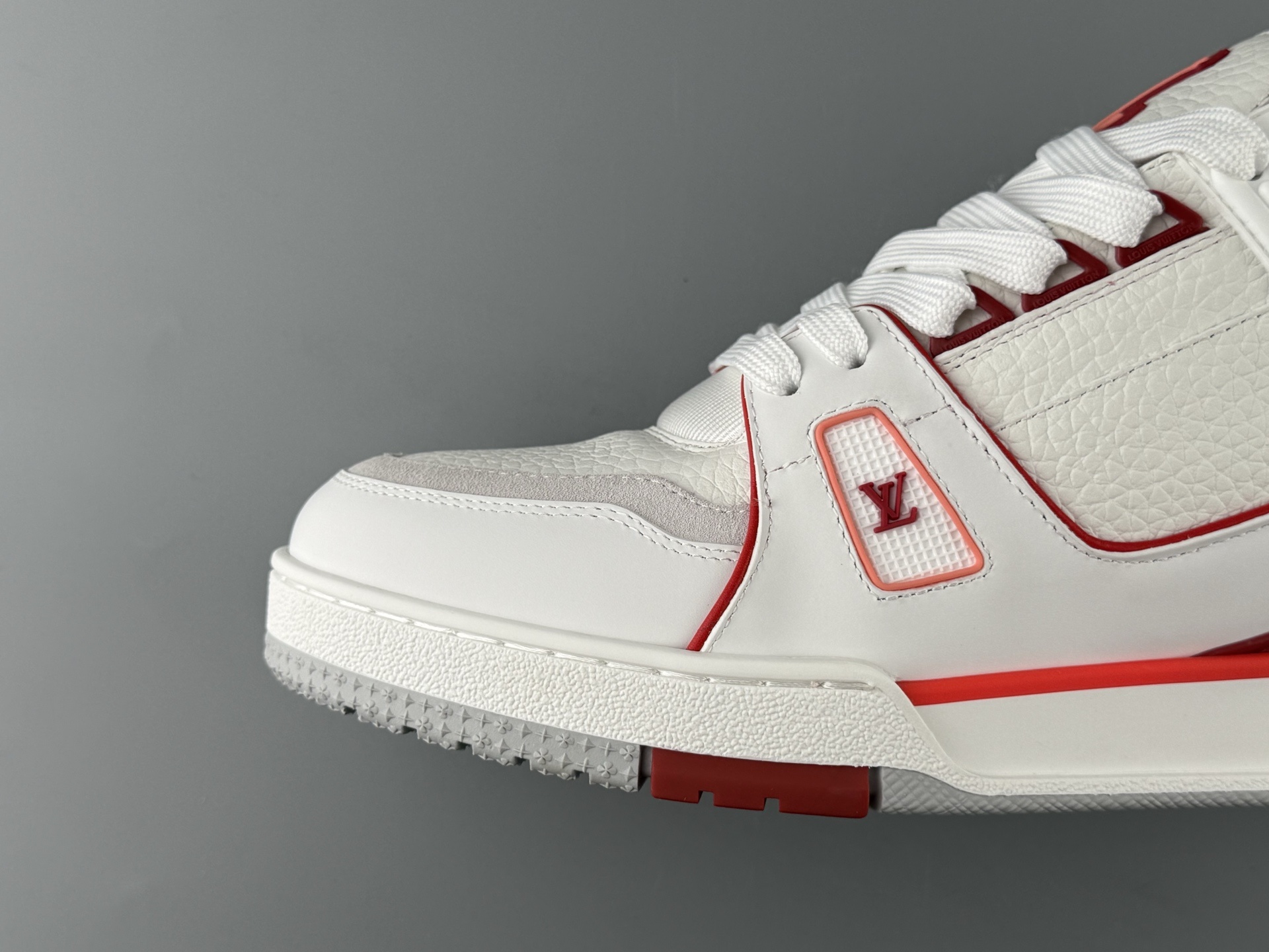 LV Trainer 25FW β White & Blue Colorway, 2025 Latest Version Brand-new embossing and semi-insert midsole. Crafted with premium materials and exclusive custom TPU molding. - Image 9