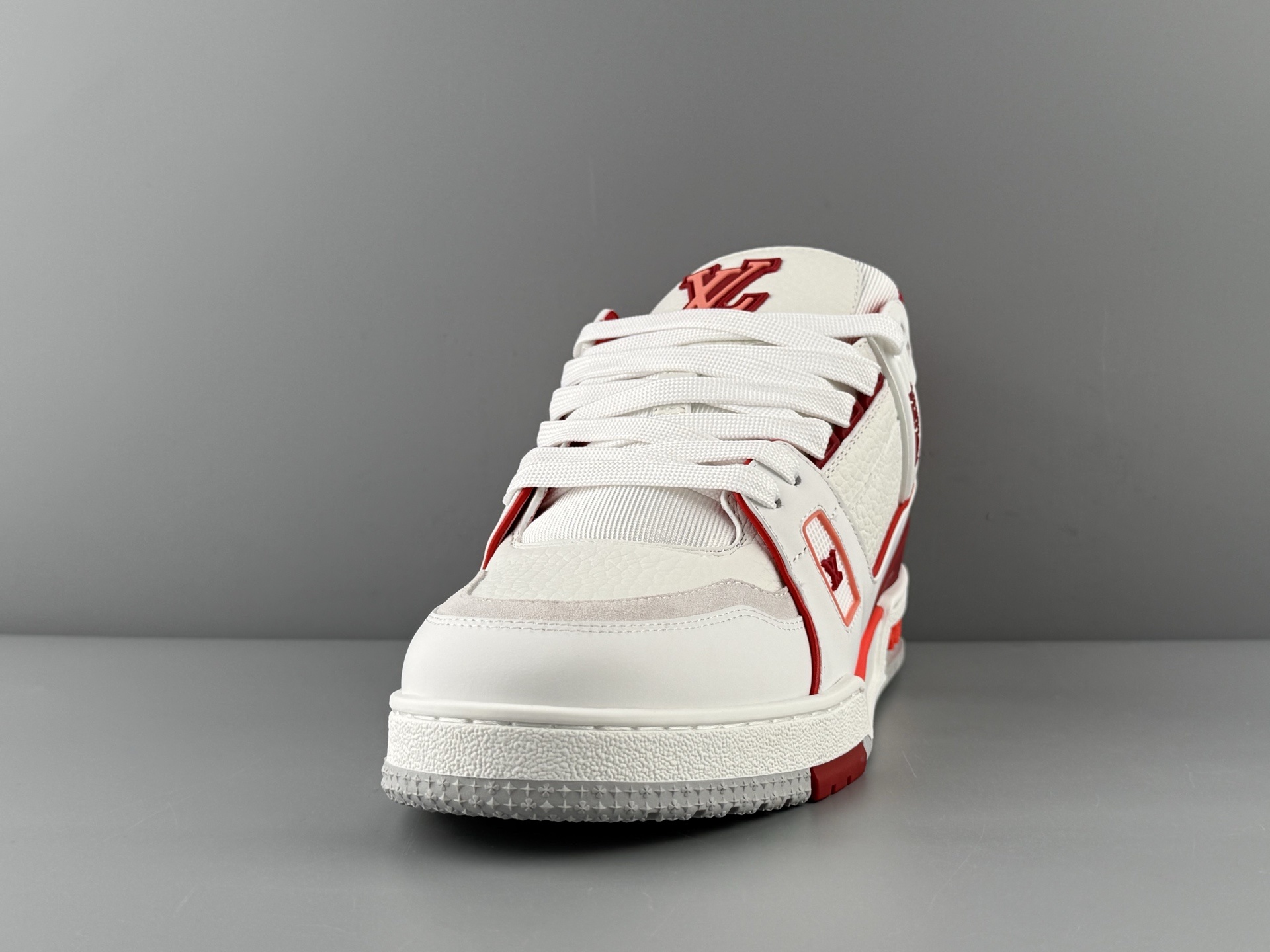 LV Trainer 25FW β White & Blue Colorway, 2025 Latest Version Brand-new embossing and semi-insert midsole. Crafted with premium materials and exclusive custom TPU molding. - Image 12