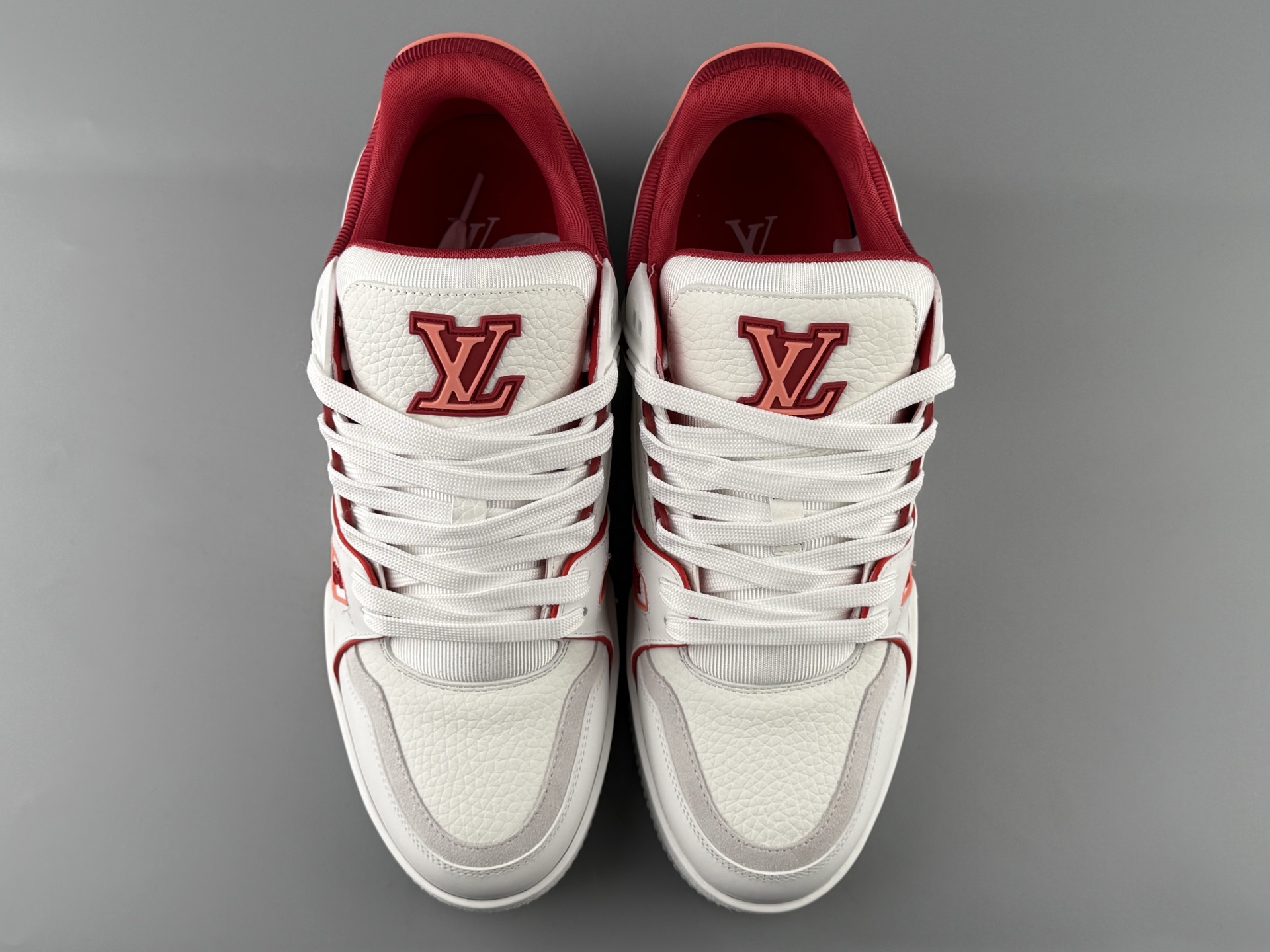LV Trainer 25FW β White & Blue Colorway, 2025 Latest Version Brand-new embossing and semi-insert midsole. Crafted with premium materials and exclusive custom TPU molding. - Image 14