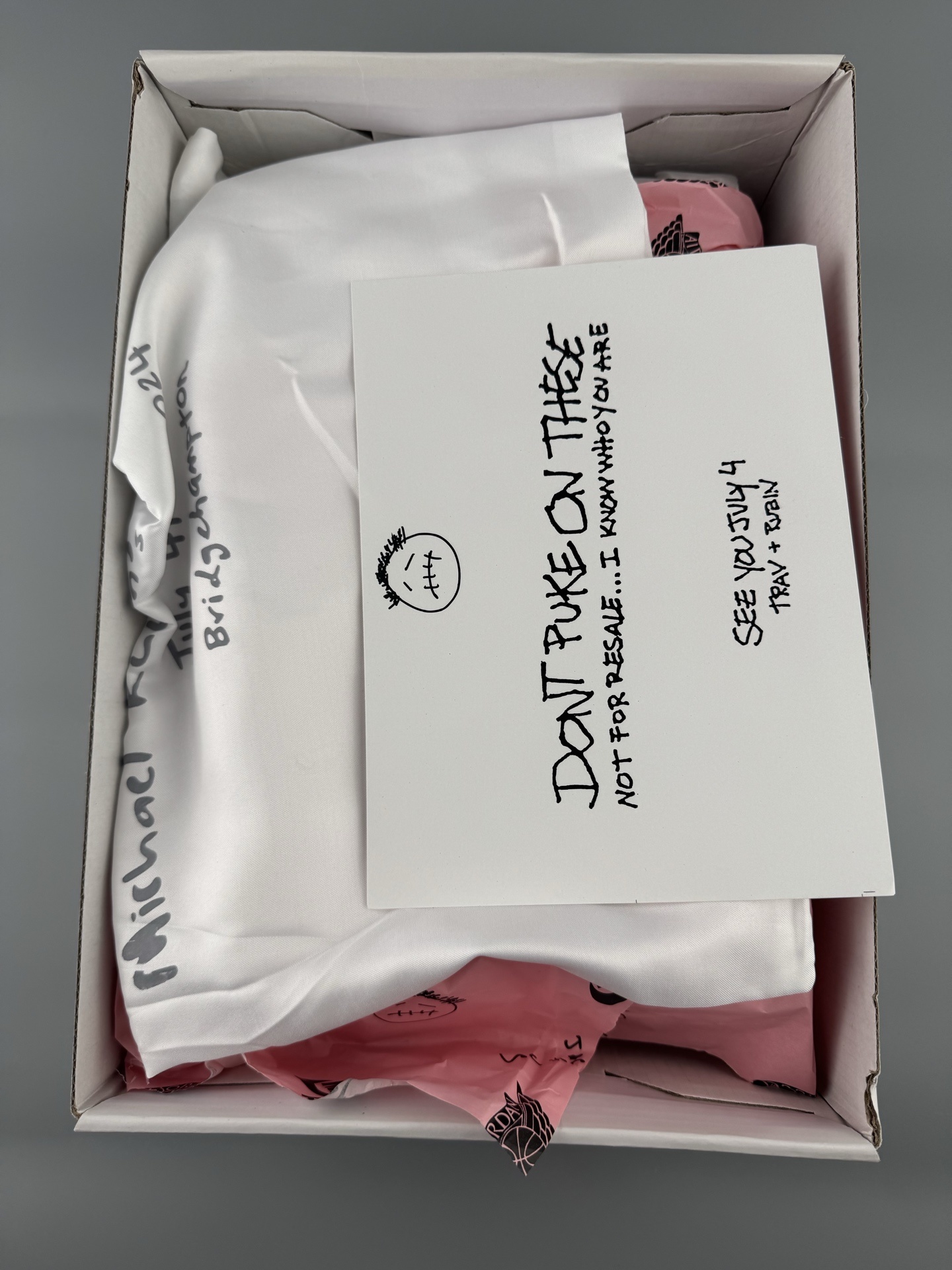 Travis Scott x Air Jordan 1 Low OG “Reverse Swoosh” Friends & Family All-White Edition - Image 5