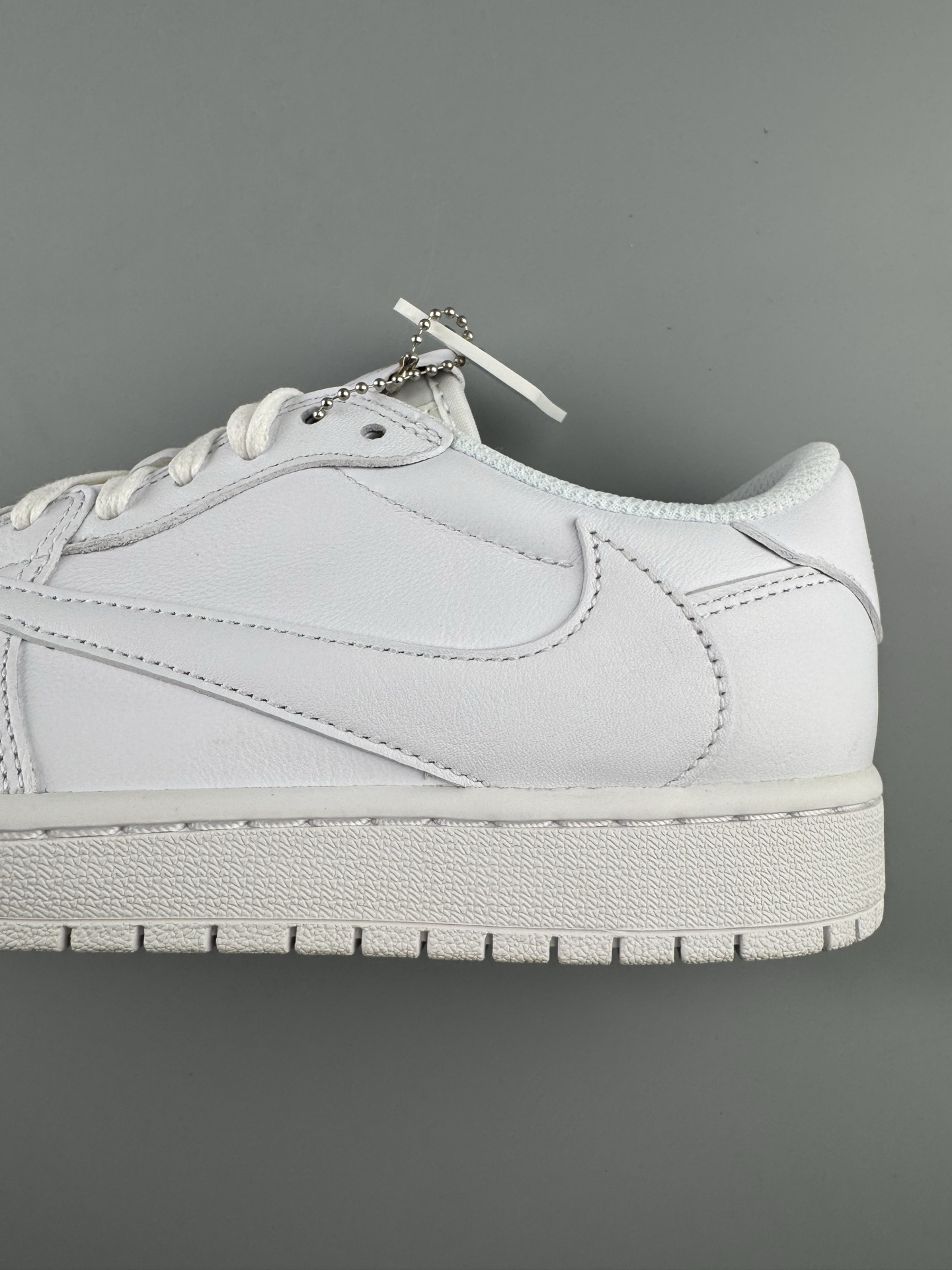 Travis Scott x Air Jordan 1 Low OG “Reverse Swoosh” Friends & Family All-White Edition - Image 10