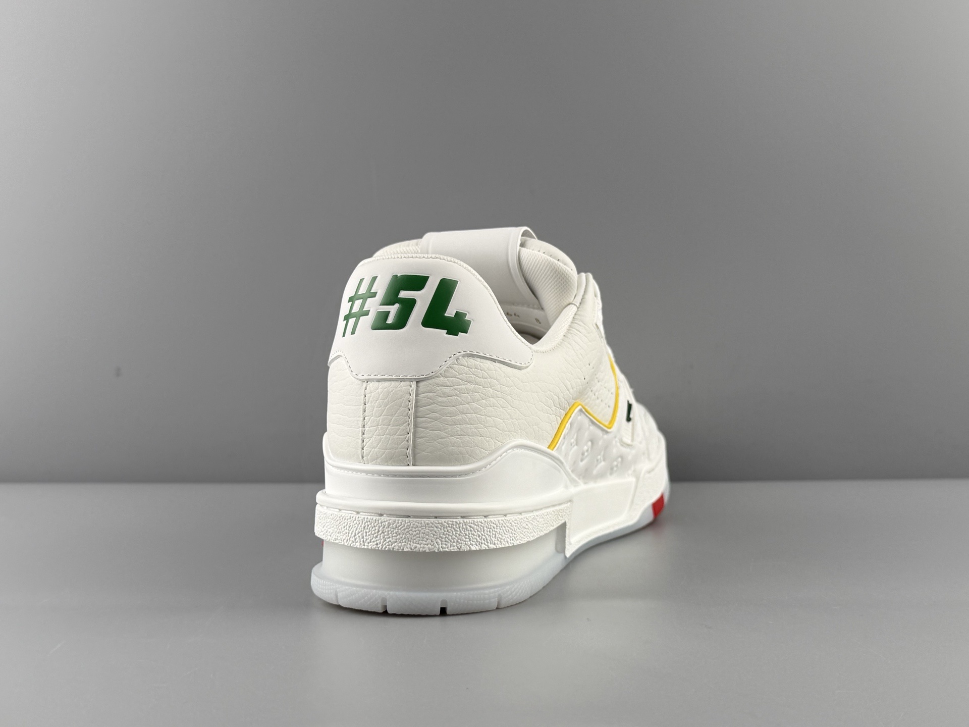 LV Trainer Yellow Cruise Limited Edition β 2025 latest version. Features brand-new embossing, new semi-insert midsole, made with top-grade materials, independent custom TPU mold with drip detailing. - Image 9