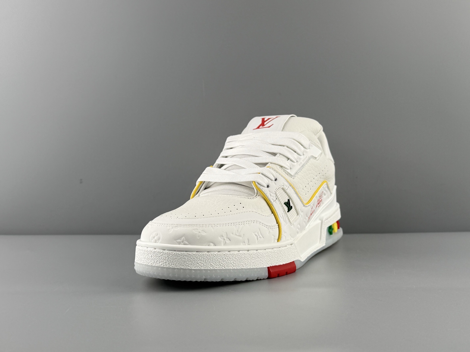 LV Trainer Yellow Cruise Limited Edition β 2025 latest version. Features brand-new embossing, new semi-insert midsole, made with top-grade materials, independent custom TPU mold with drip detailing. - Image 10