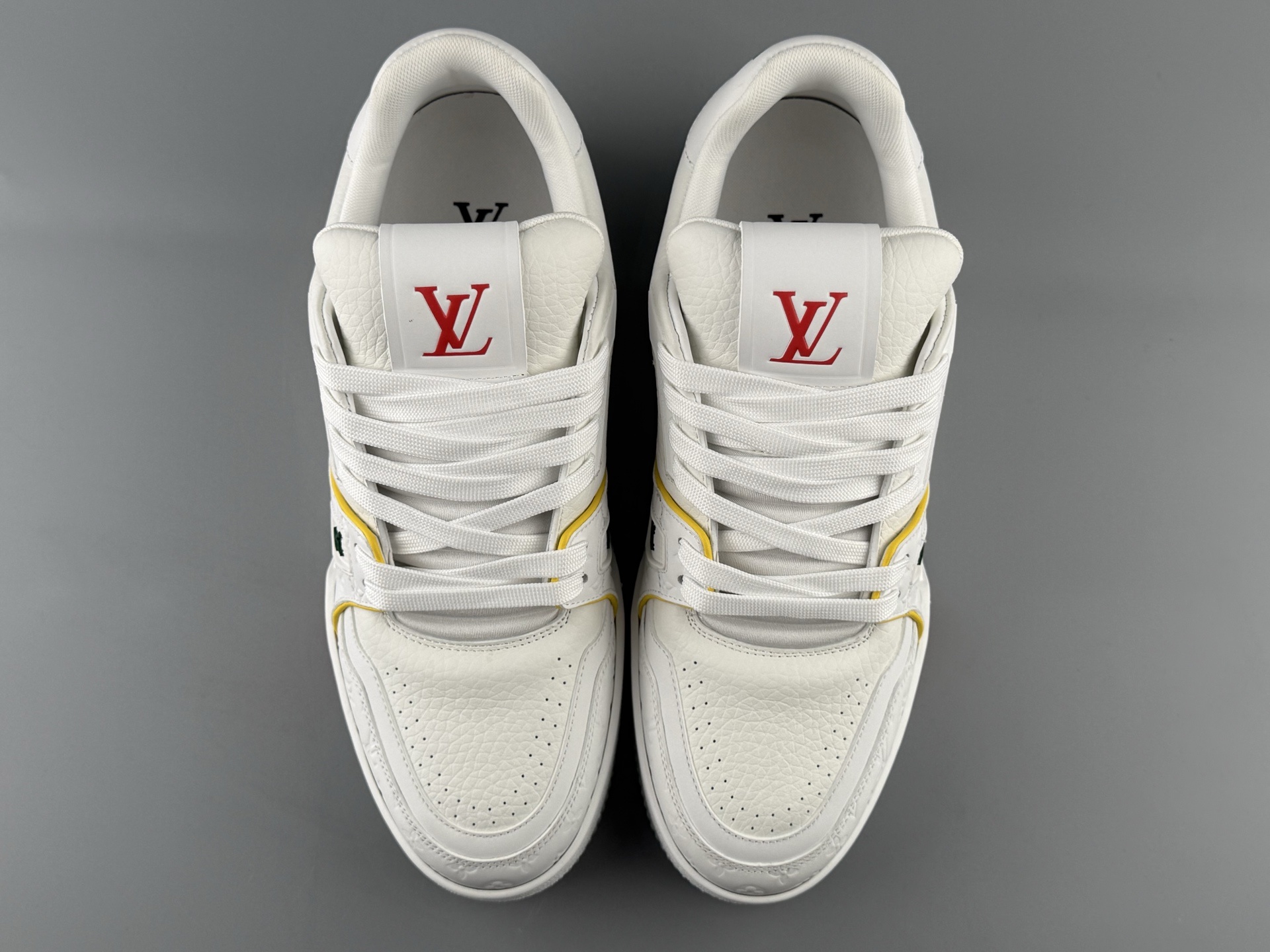 LV Trainer Yellow Cruise Limited Edition β 2025 latest version. Features brand-new embossing, new semi-insert midsole, made with top-grade materials, independent custom TPU mold with drip detailing. - Image 12