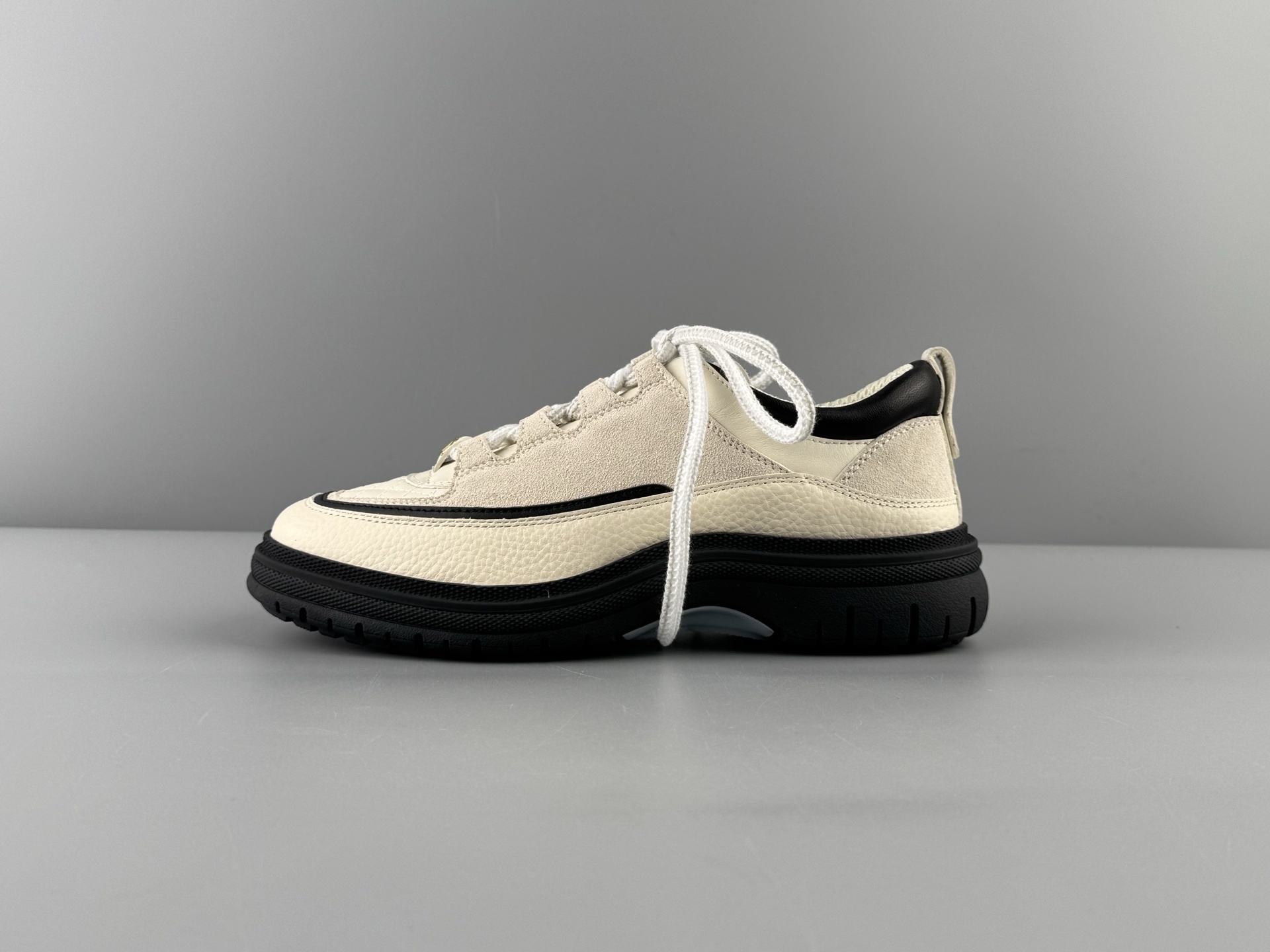 Chanel 25Cb Latest Teddy Panda Sneakers 🐼 Patchwork design with contrasting quilted patterns Lace-up style with a chic British “Coco Chanel” vibe Classic black and white color scheme - Image 13