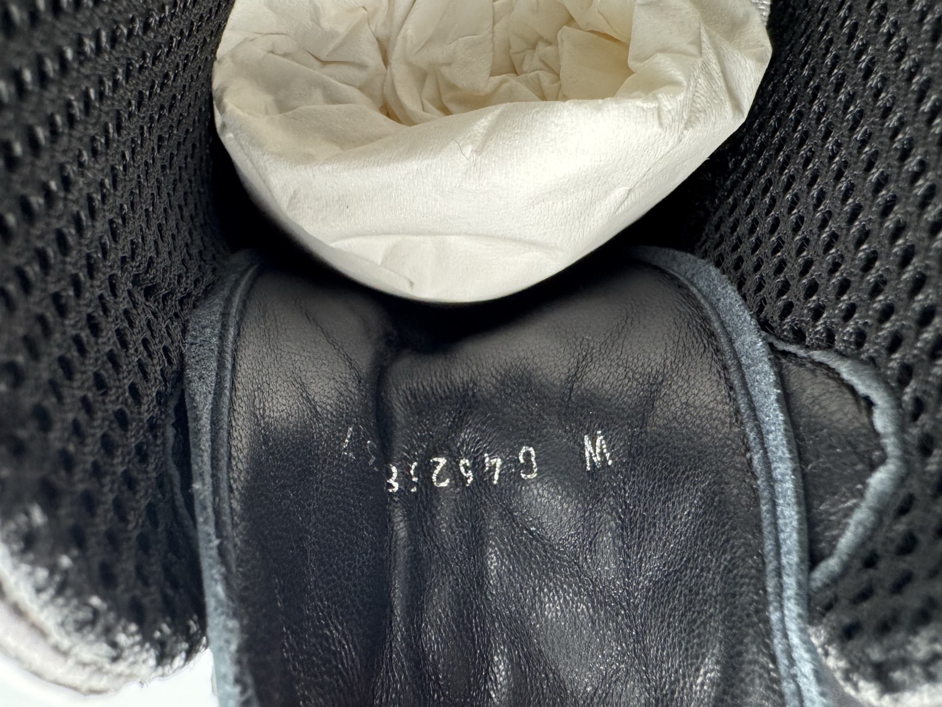 Chanel 25Cb Latest Teddy Panda Sneakers ๐ผ Patchwork design with contrasting quilted patterns Lace-up style with a chic British-inspired Chanel aesthetic Classic black and white color combination - Image 2