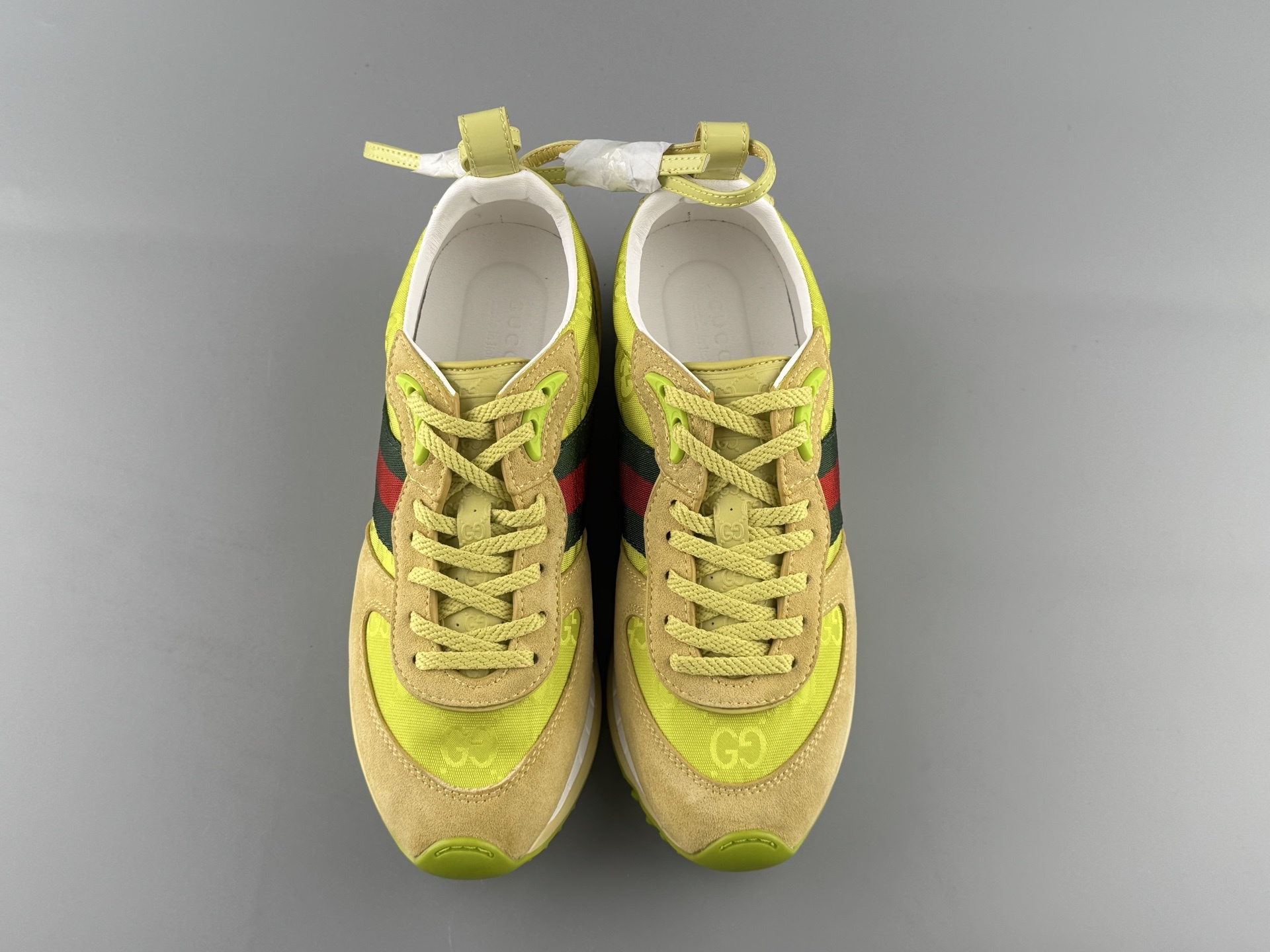 GUCCI Re-Motion Round-Toe Lace-Up Low-Top Casual Sneakers Women’s edition, designed for daily casual wear. - Image 9