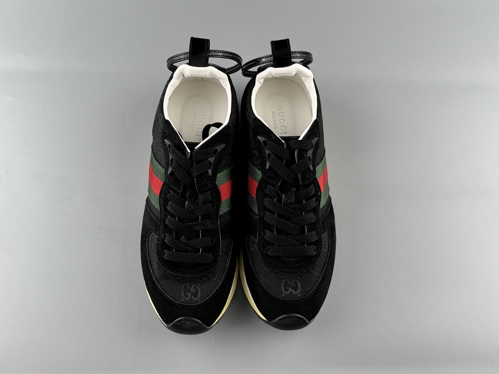 GUCCI Re-Motion Round-Toe Lace-Up Low-Top Casual Sneakers Unisex design, suitable for daily casual wear. - Image 5