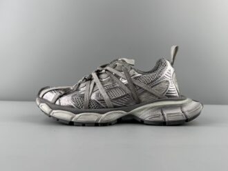 Balenciaga 3XL Dark Gray “B Buckle Lace-Up” Sneaker XXXL — Paris Fashion House