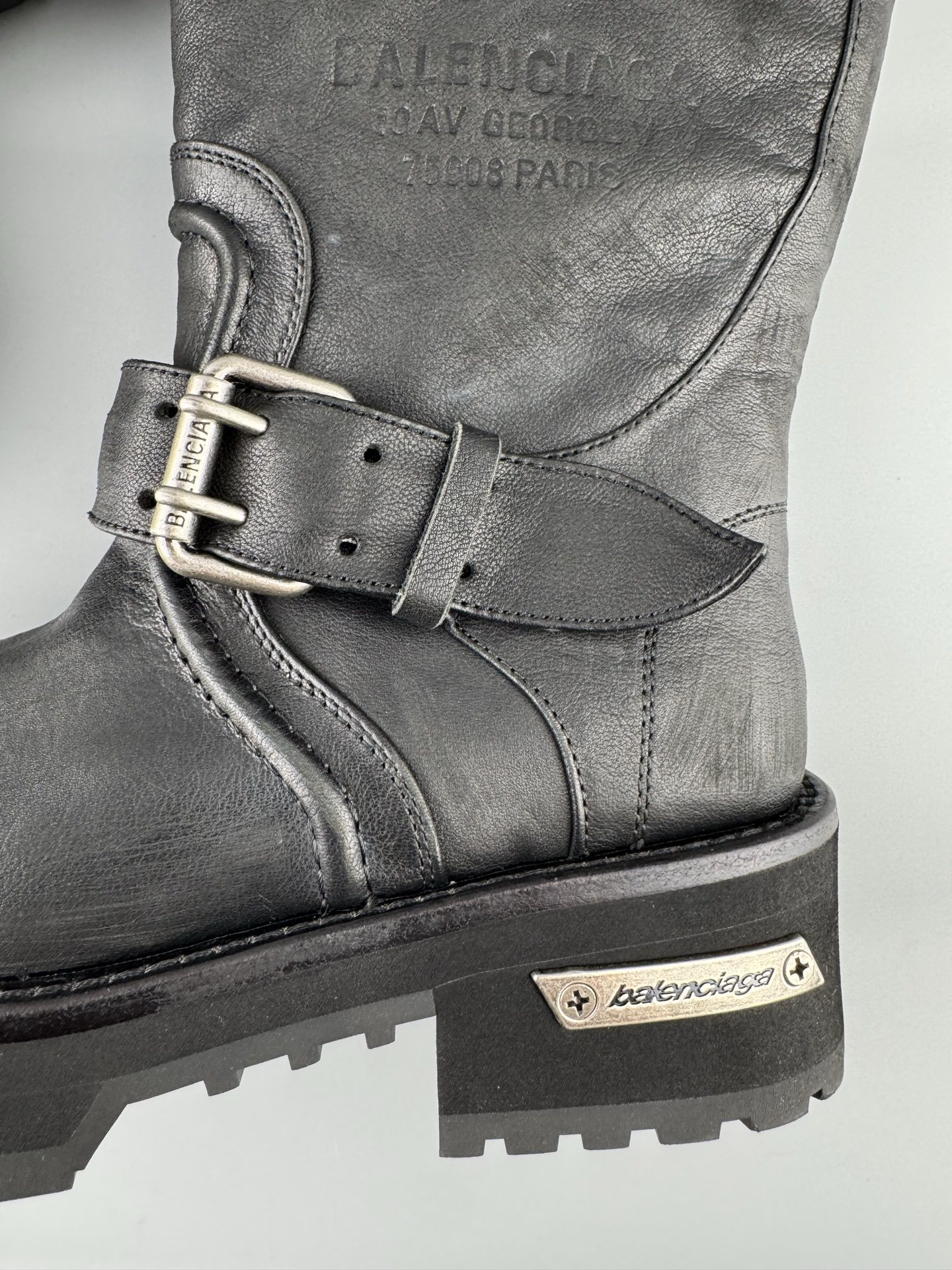 Balenciaga Venom Mid-Top Boots β Paris Fashion House Material: Premium calfskin leather - Image 14