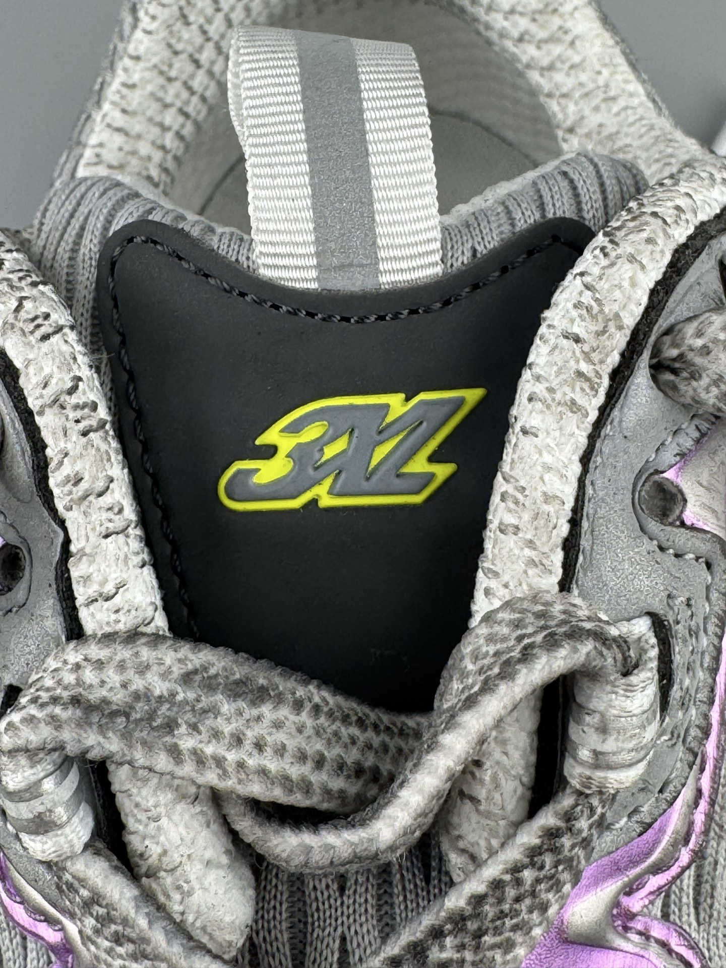 Balenciaga 3XL White & Purple Women’s Sneaker XXXL Premium quality from original factory molds. Made with authentic mesh and microfiber materials identical to the official source — ensuring perfect structure and texture. - Image 5