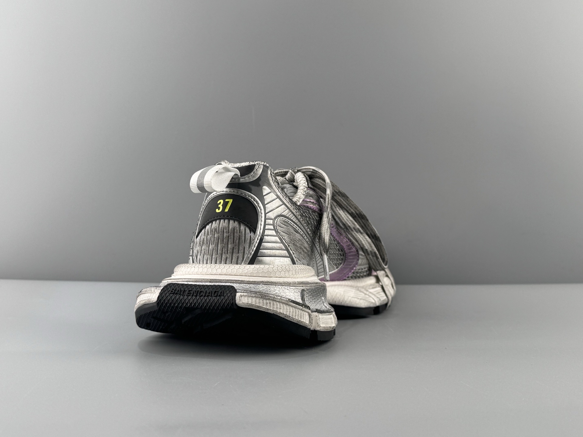 Balenciaga 3XL White & Purple Women’s Sneaker XXXL Premium quality from original factory molds. Made with authentic mesh and microfiber materials identical to the official source — ensuring perfect structure and texture. - Image 17
