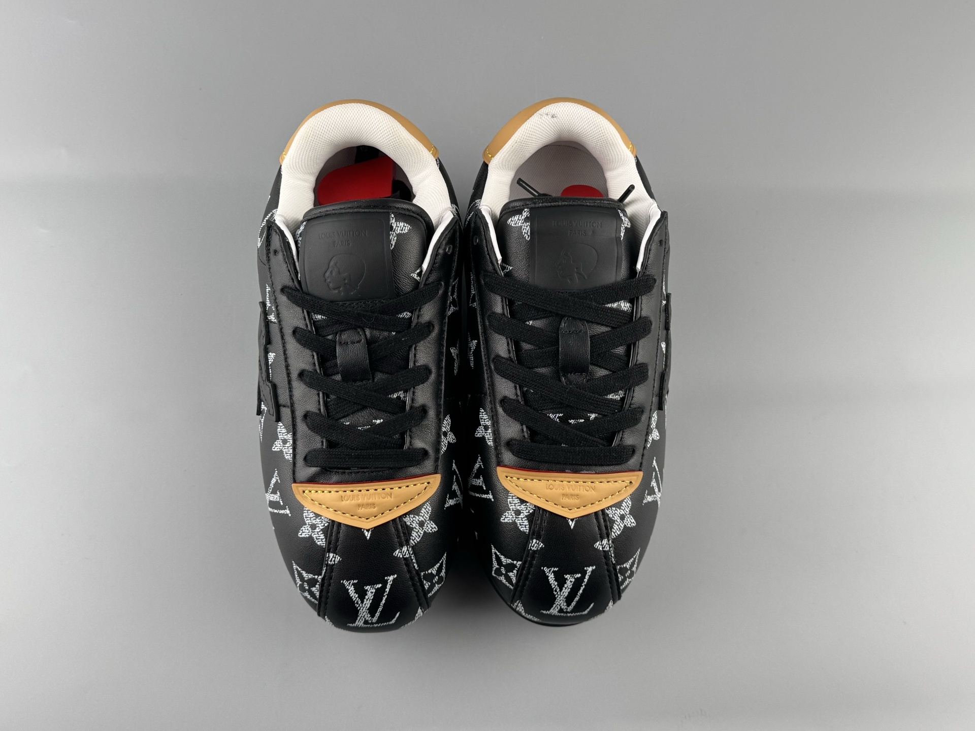 LOUIS VUITTON x Nigo Collaboration – Buttersoft FW25 Crafted from premium cowhide and lambskin leather, this low-top lifestyle sneaker features a rounded toe and classic lace-up design. - Image 8
