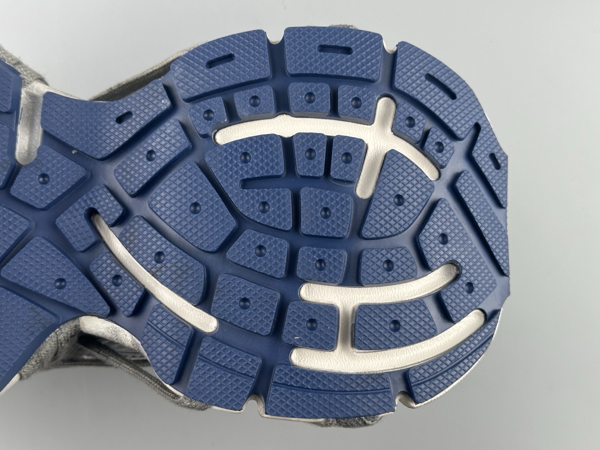 Balenciaga 3XL White & Blue Lace-Up Sneaker XXXL β Paris Fashion House - Image 6