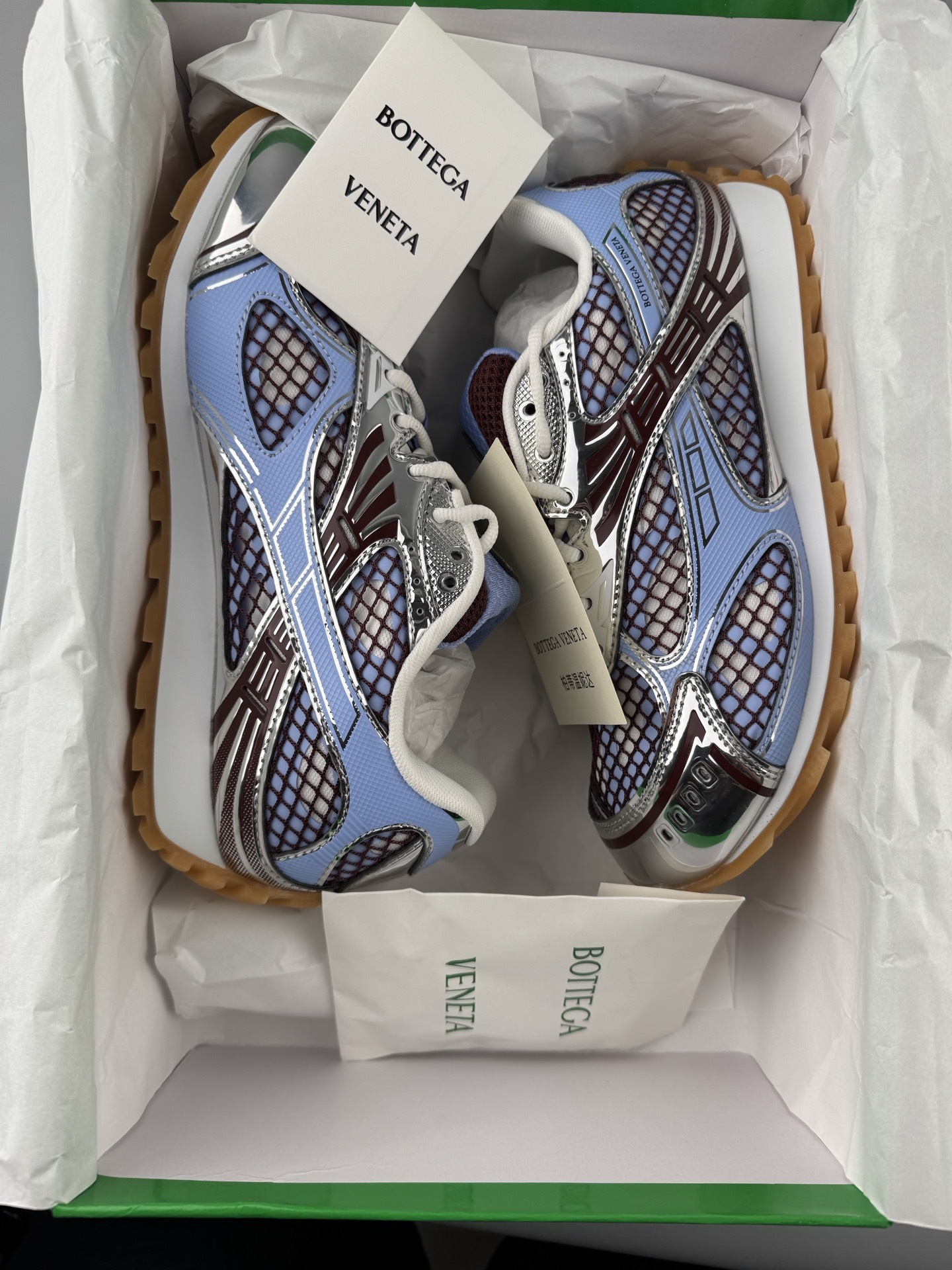 Bottega Veneta Orbit Sneakers Developed 1:1 from the original design, currently the best version on the market Material: Premium woven fabric - Image 3