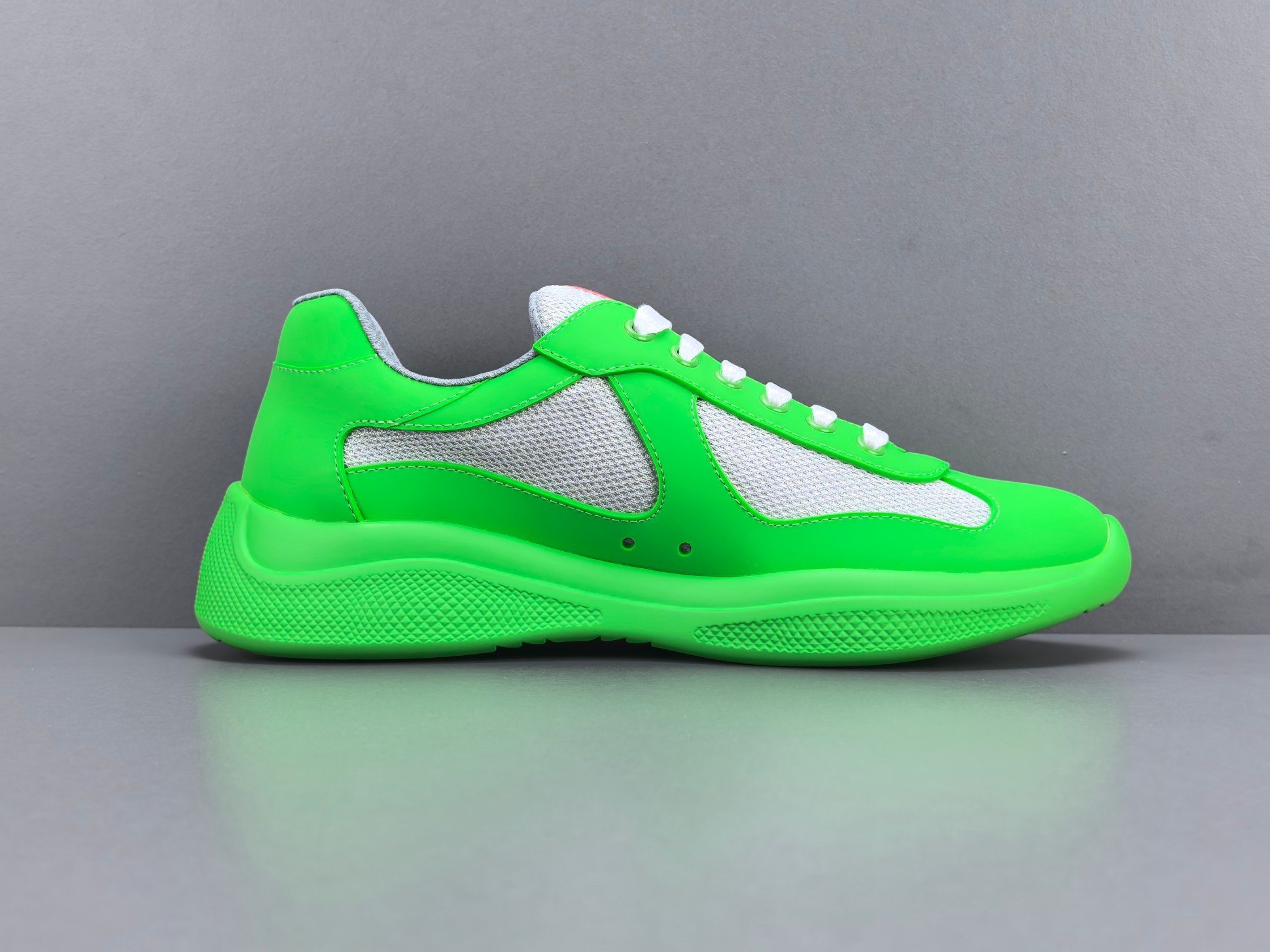 PRADA America’s Cup Sneakers Round-toe, lace-up, low-top sports sneakers