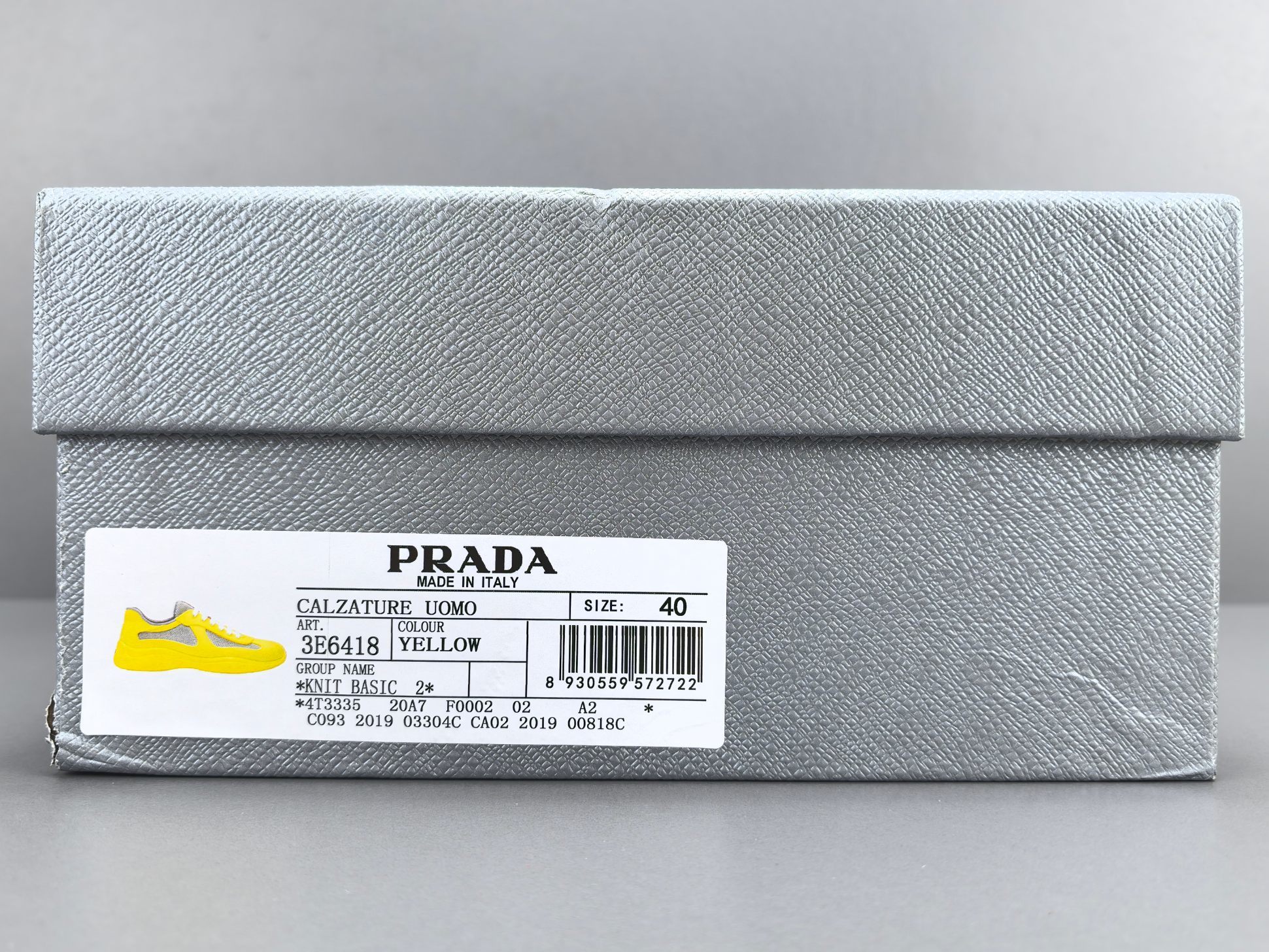 PRADA America’s Cup Sneakers Round-toe, lace-up, low-top sports sneakers - Image 16