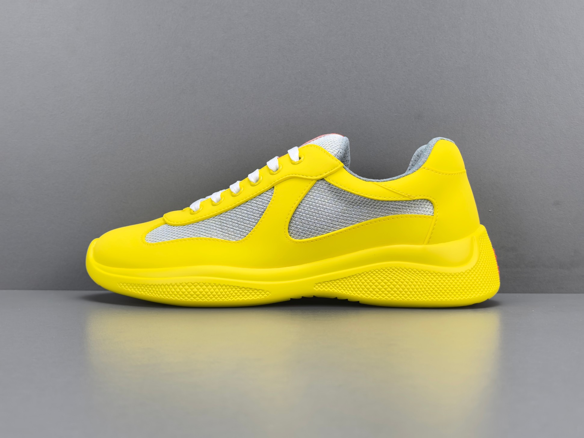 PRADA America’s Cup Sneakers Round-toe, lace-up, low-top sports sneakers