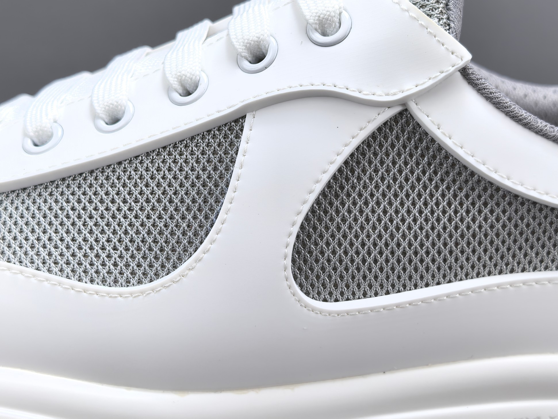 PRADA America’s Cup Sneakers Round-toe, lace-up, low-top sports sneakers - Image 5