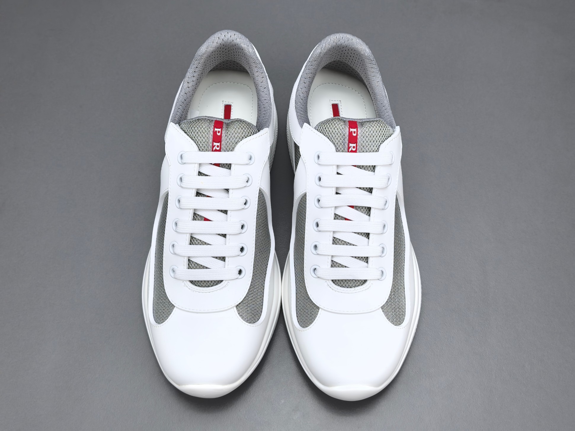 PRADA America’s Cup Sneakers Round-toe, lace-up, low-top sports sneakers - Image 15