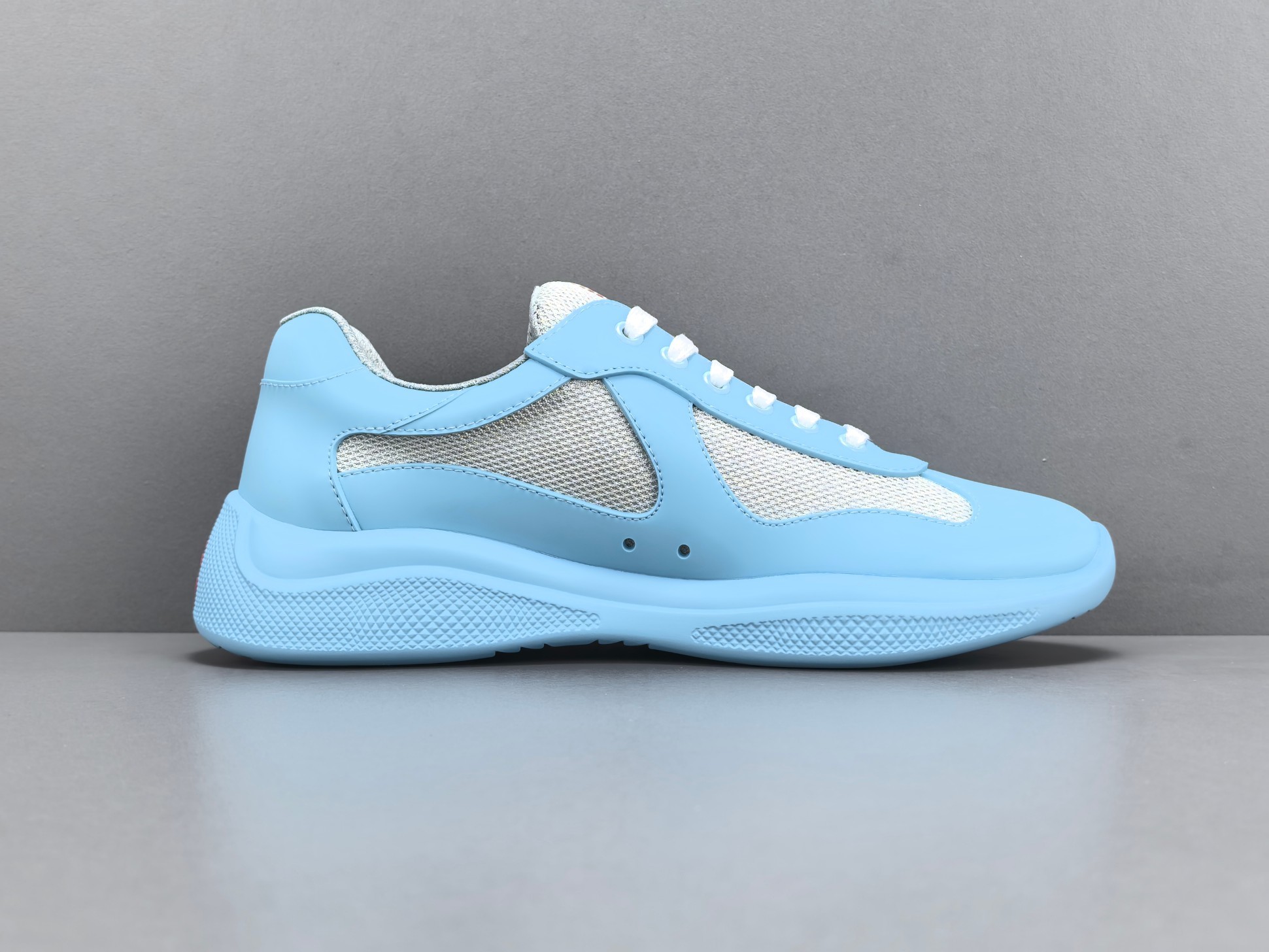 PRADA America’s Cup Sneakers Round-toe, lace-up, low-top sports sneakers