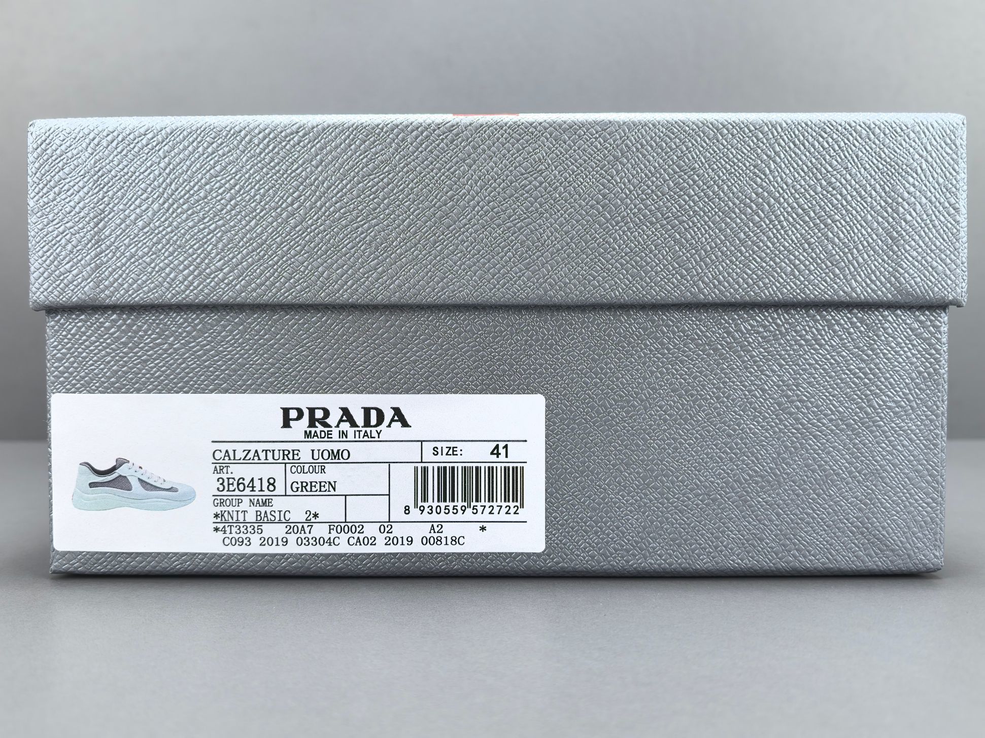 PRADA America’s Cup Sneakers Round-toe, lace-up, low-top sports sneakers - Image 18