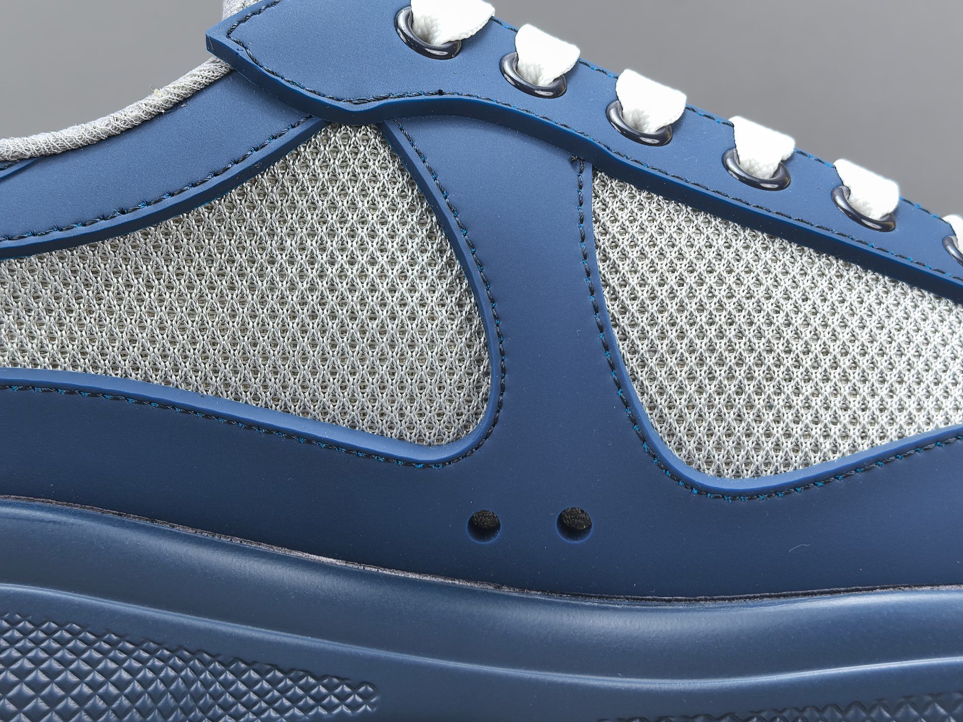 PRADA America’s Cup Sneakers Round-toe, lace-up, low-top sports sneakers - Image 7