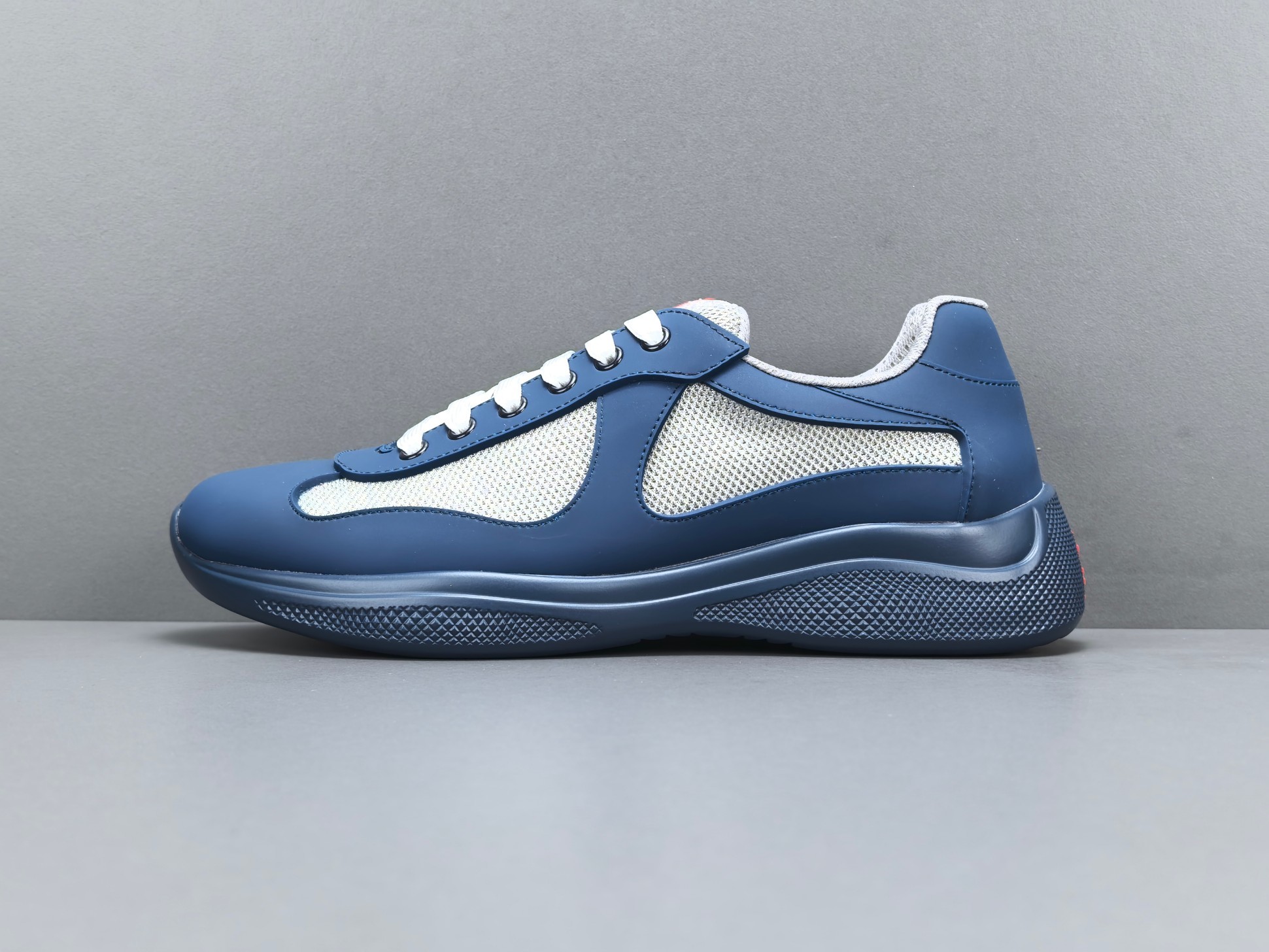 PRADA America’s Cup Sneakers Round-toe, lace-up, low-top sports sneakers - Image 11